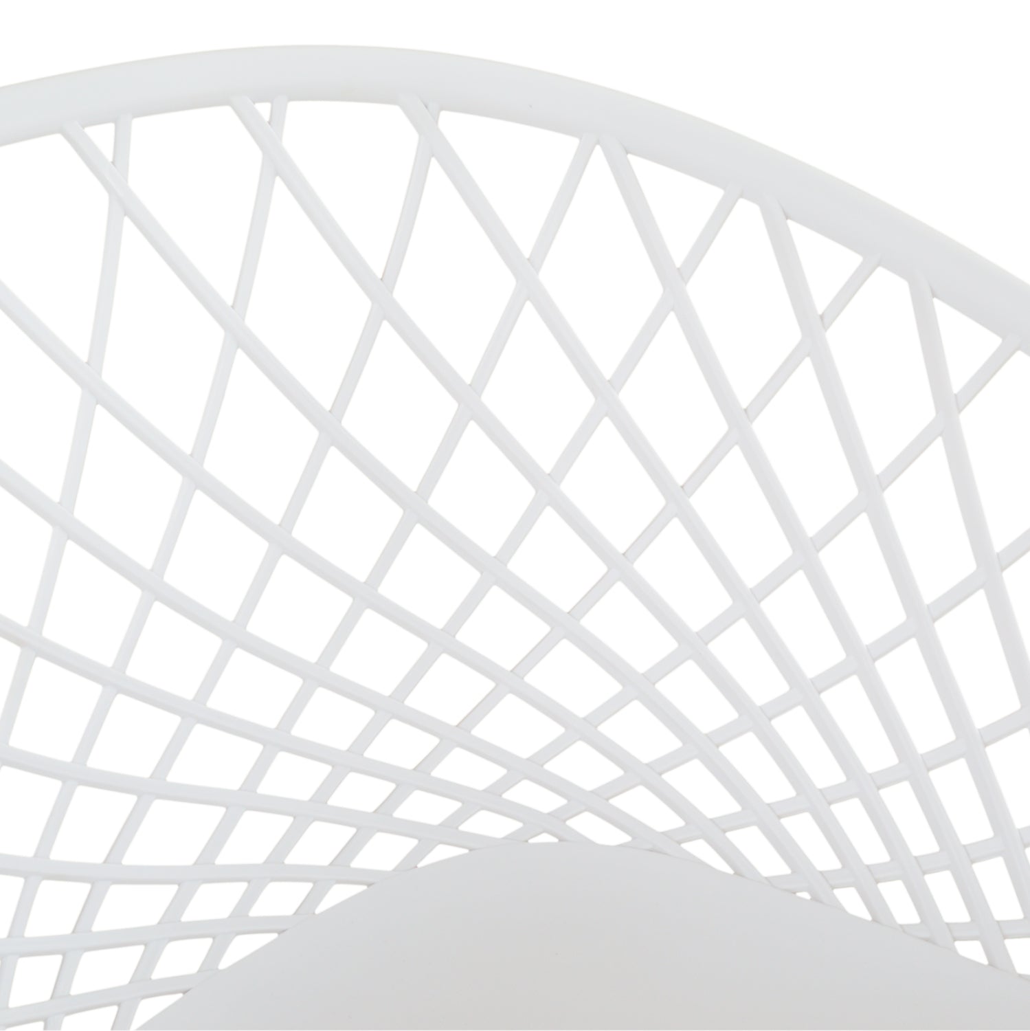 Кресло ARIADNE цвят бял-натурал  62x54x81