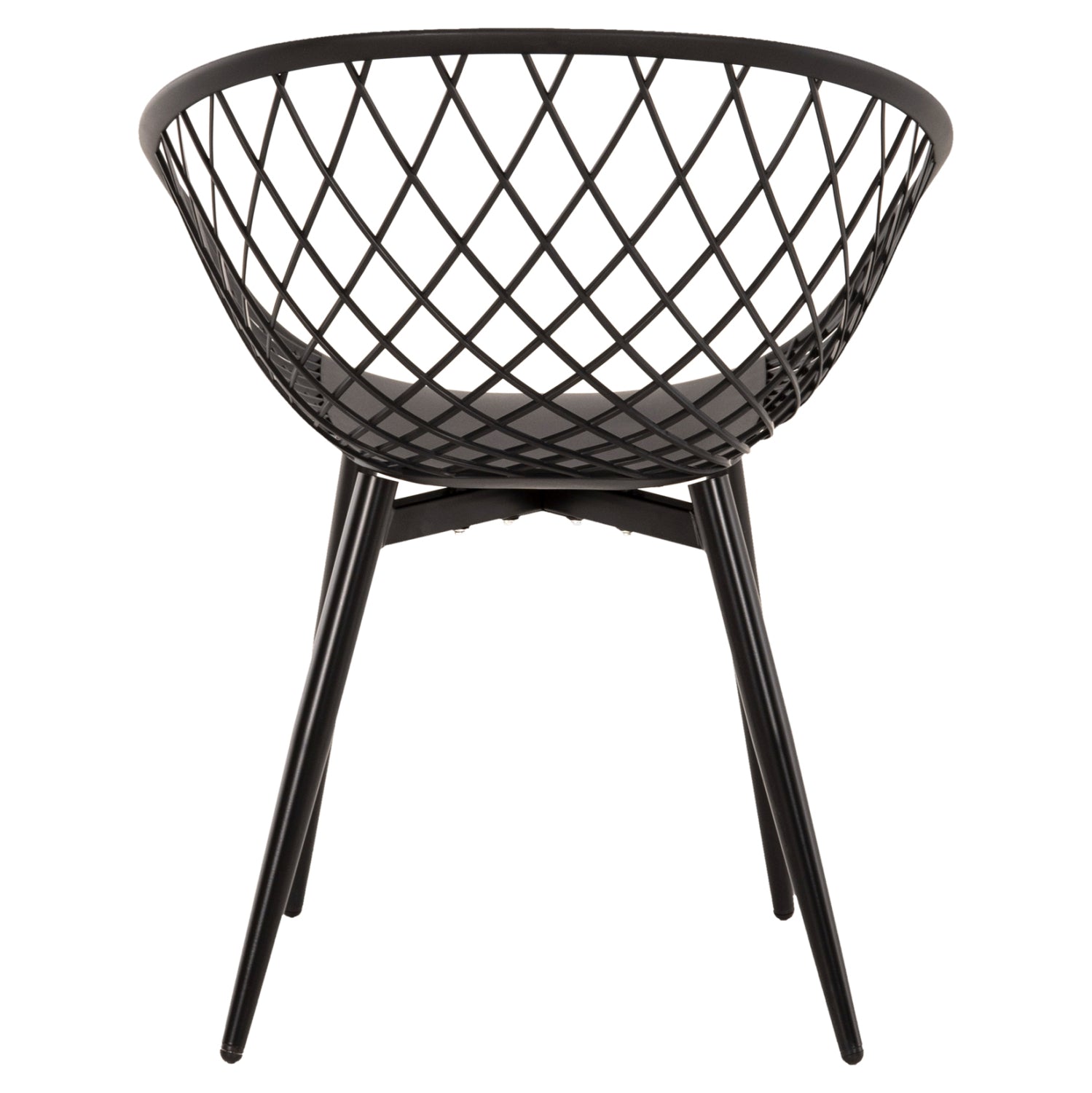 Кресло Ариадне цвят черен-черен 62x54x81