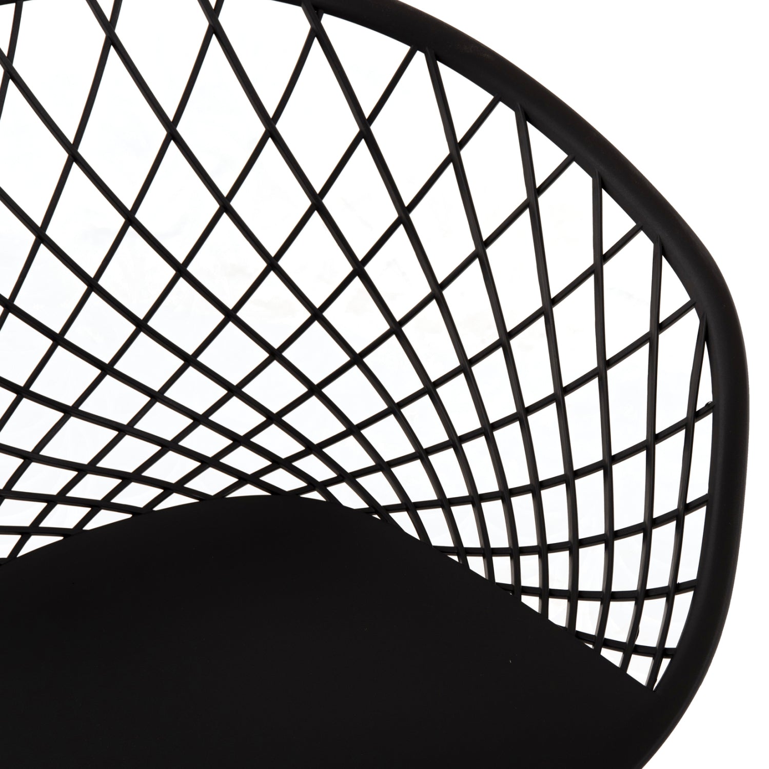 Кресло Ариадне цвят черен-черен 62x54x81