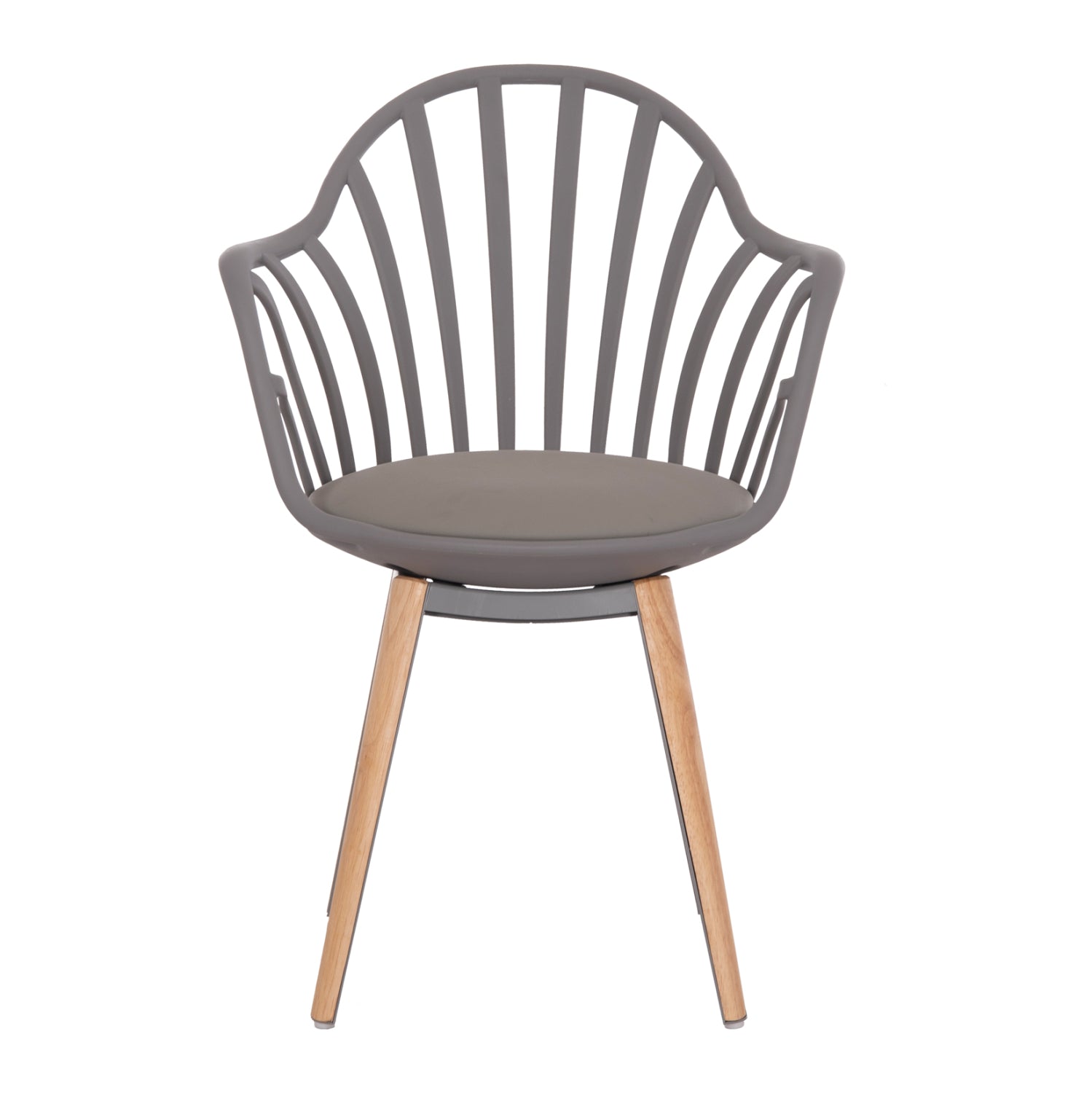 Трапезен стол ANAIS 10-сив  60x53x86