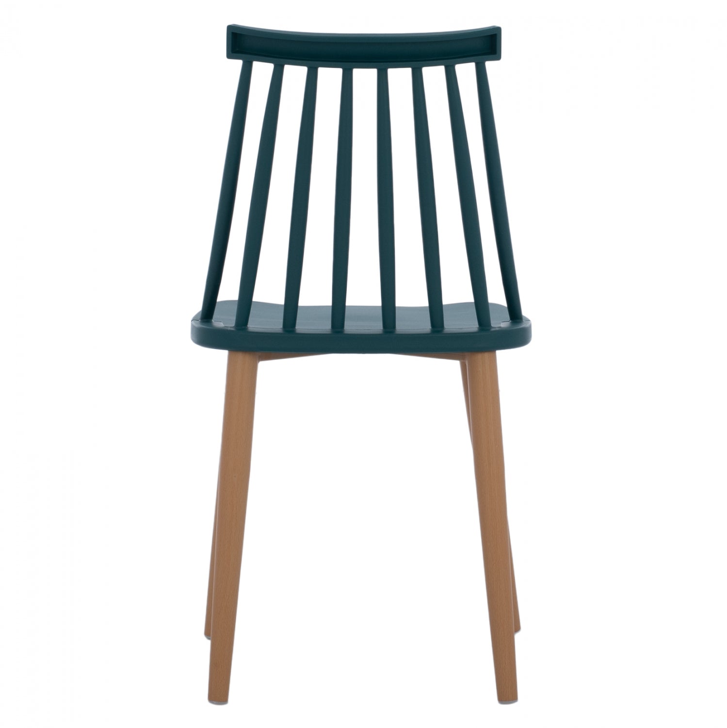 Стол Ванеса метални крака син цвят 43x46,5x82