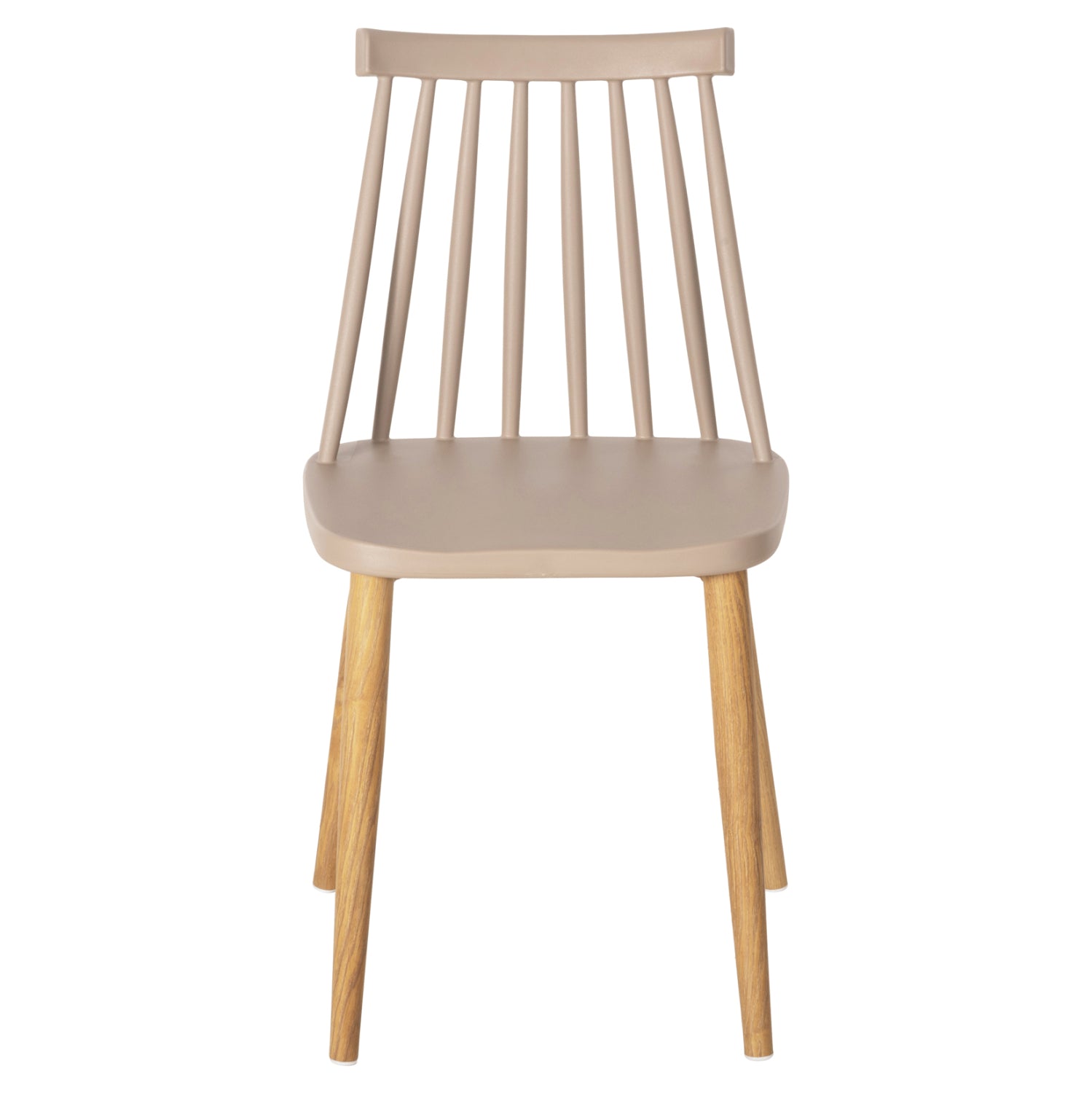 Стол   Ванеса метални крака бежов цвят 42,5x44x81