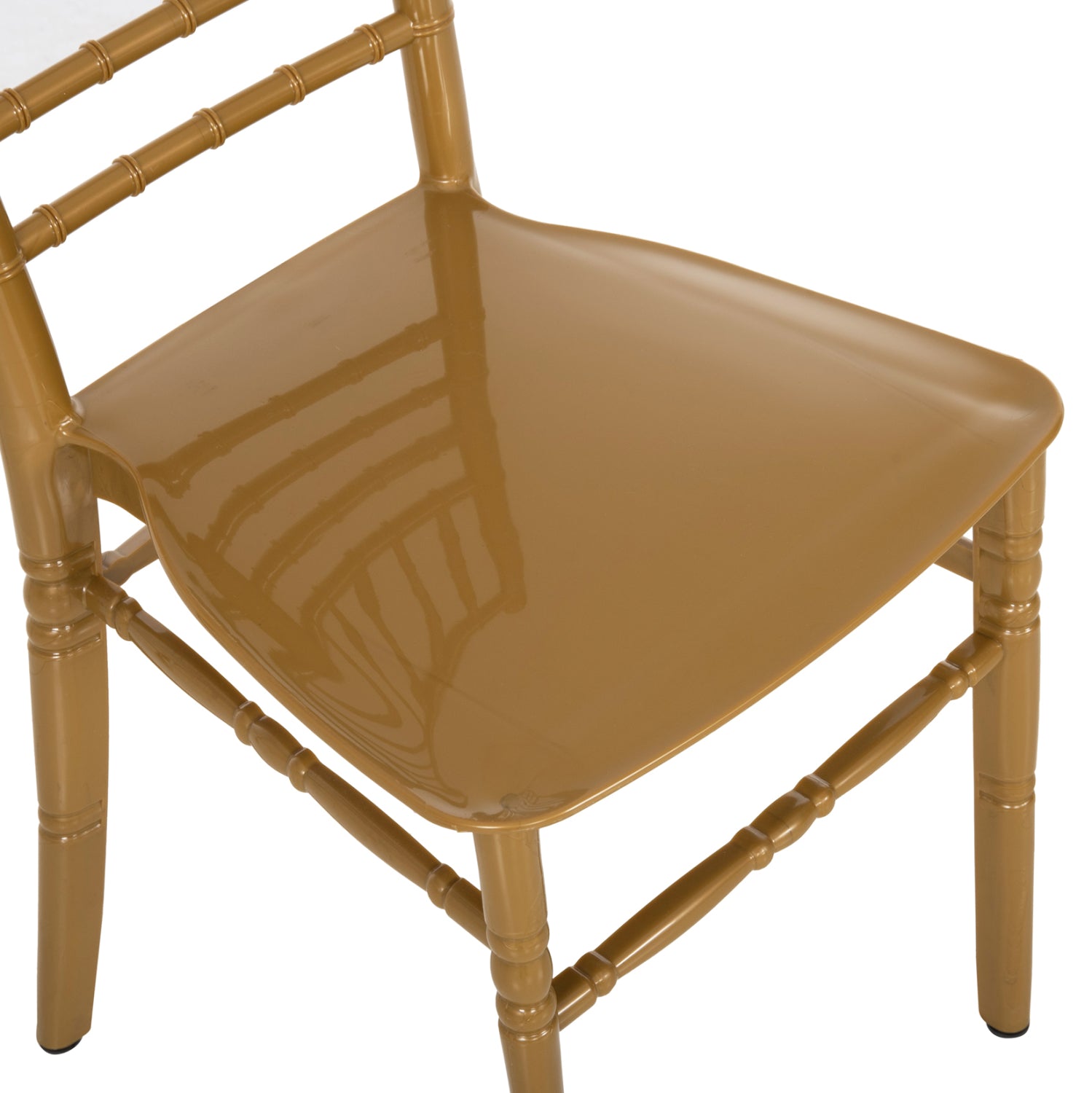 Кетъринг стол Тифани 2 златен цвят 41.2x49.7x89см