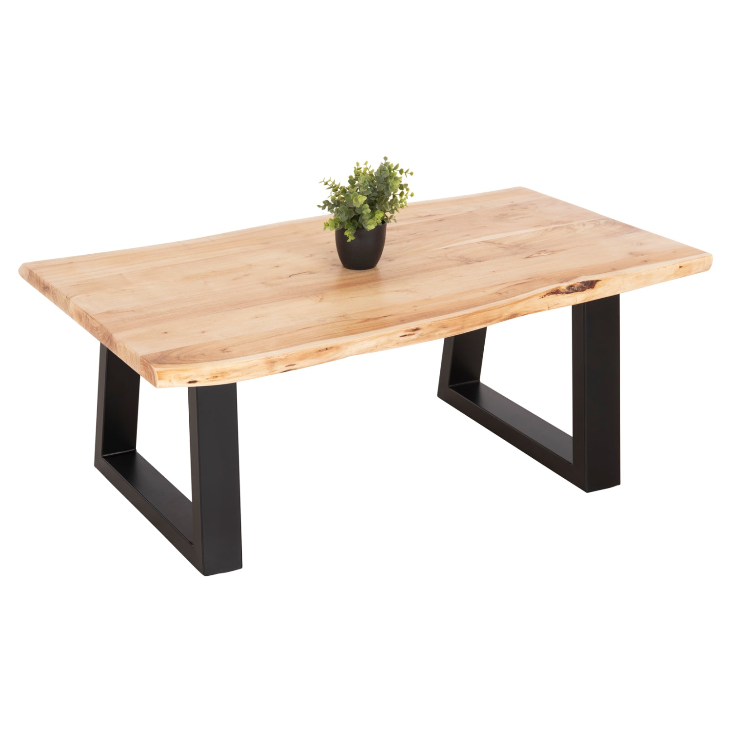 Холна маса  Монтана естествен-черен цвят  115x65x45см