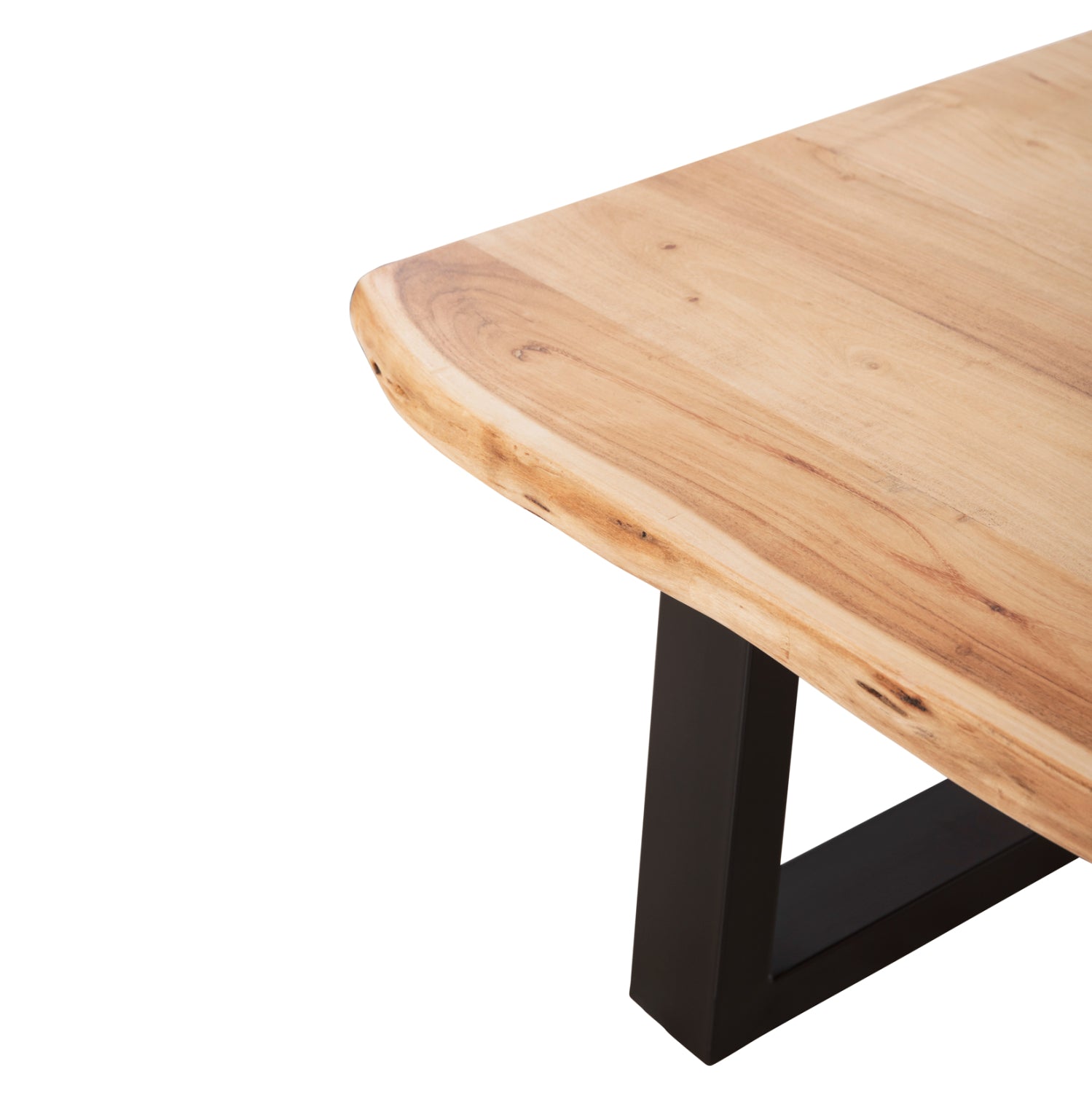 Холна маса  Монтана естествен-черен цвят  115x65x45см