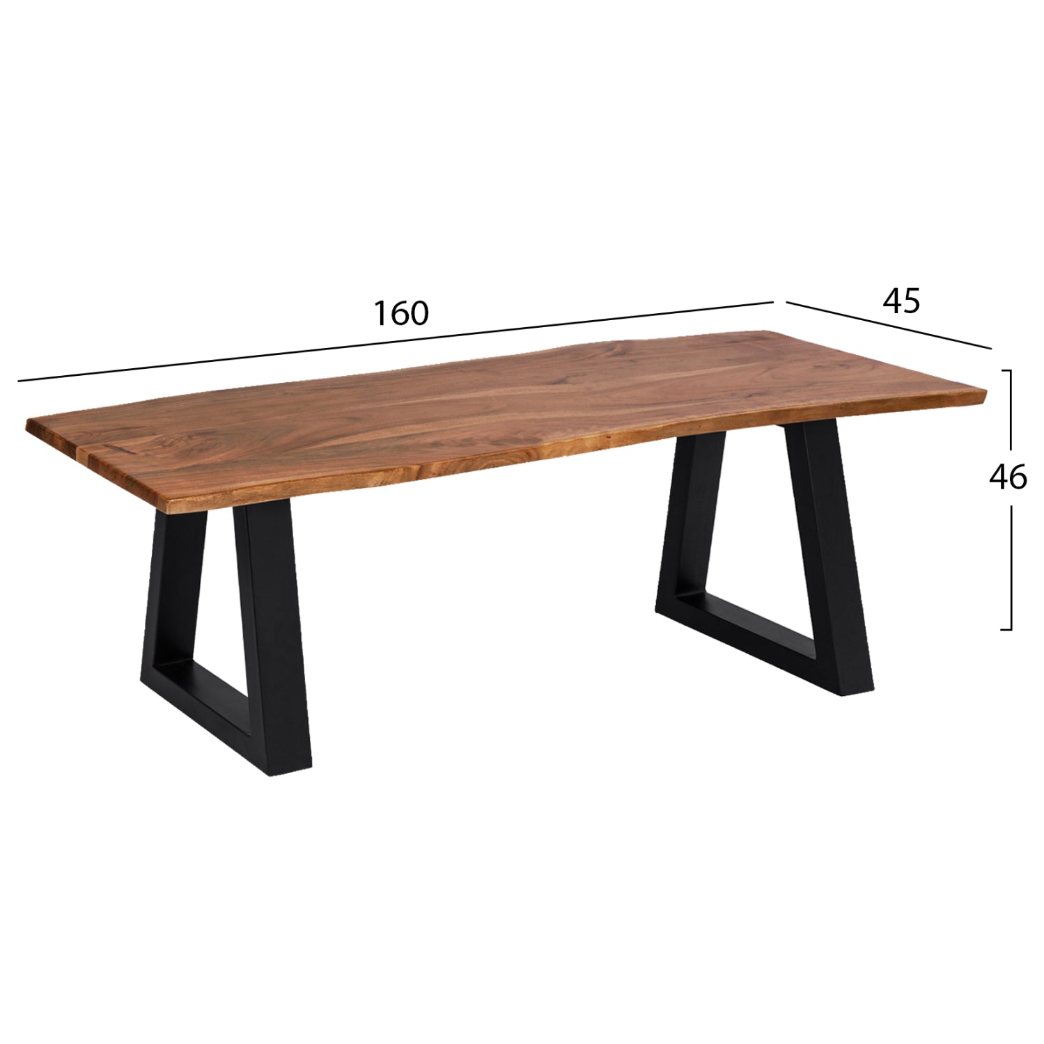 Пейка Монтана-160Χ45Χ46 метални крака