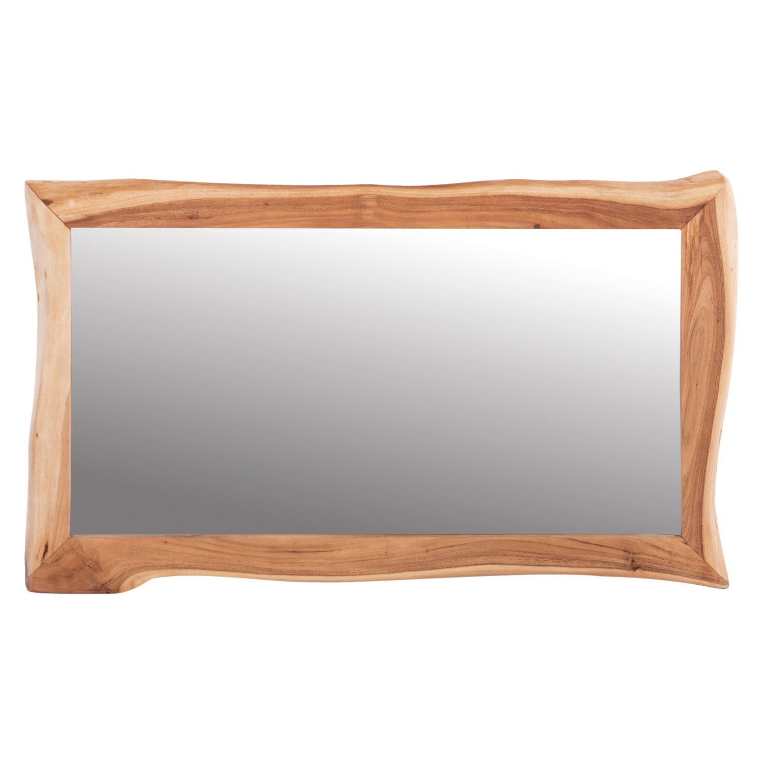 Огледало рамка акациево дърво натурал 140x80x4