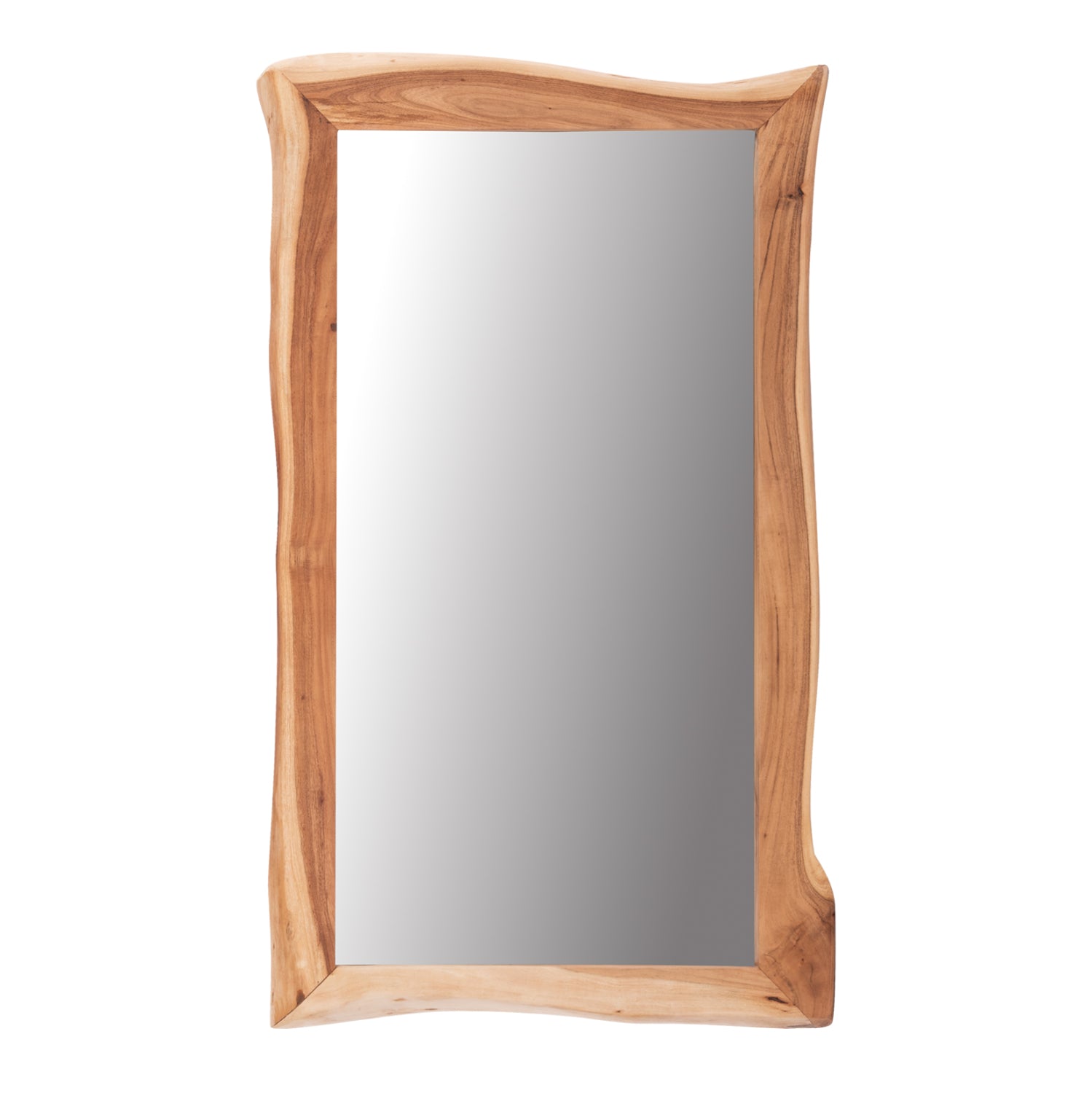 Огледало рамка акациево дърво натурал 140x80x4