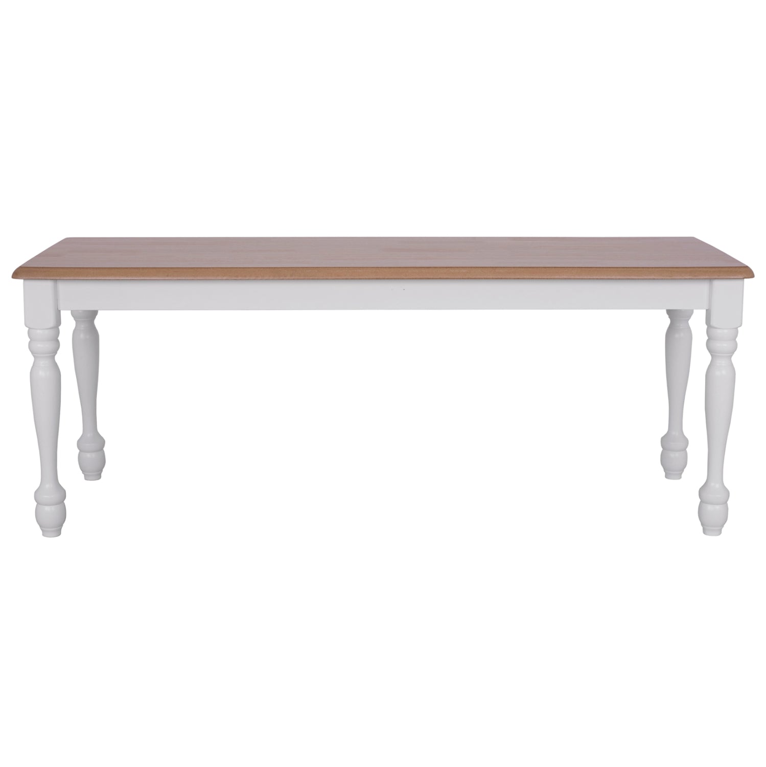 Маса PAMUEL цвят натурал-бял 120x40x46 см