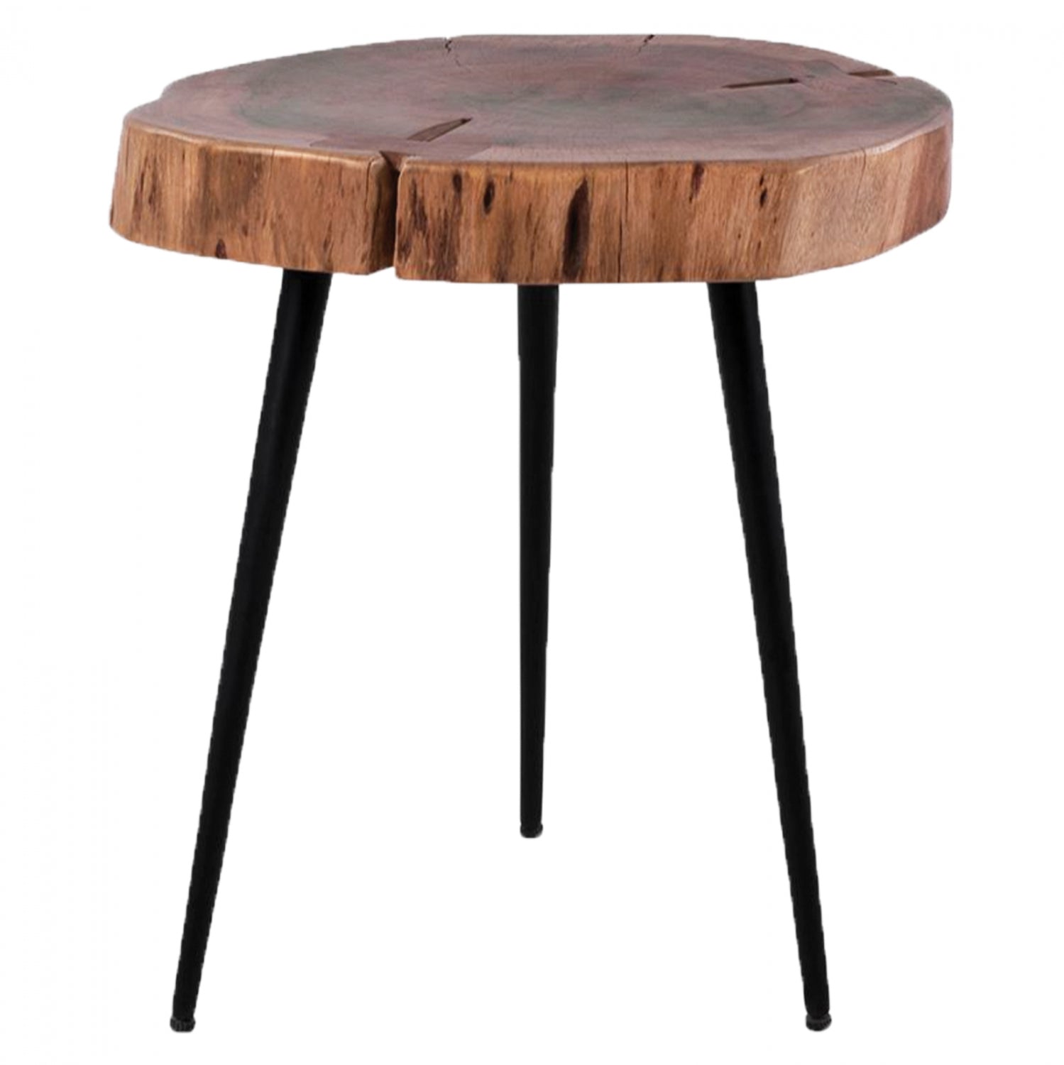 Маса  PAXTON  естествено дърво акация Φ29-33x47см