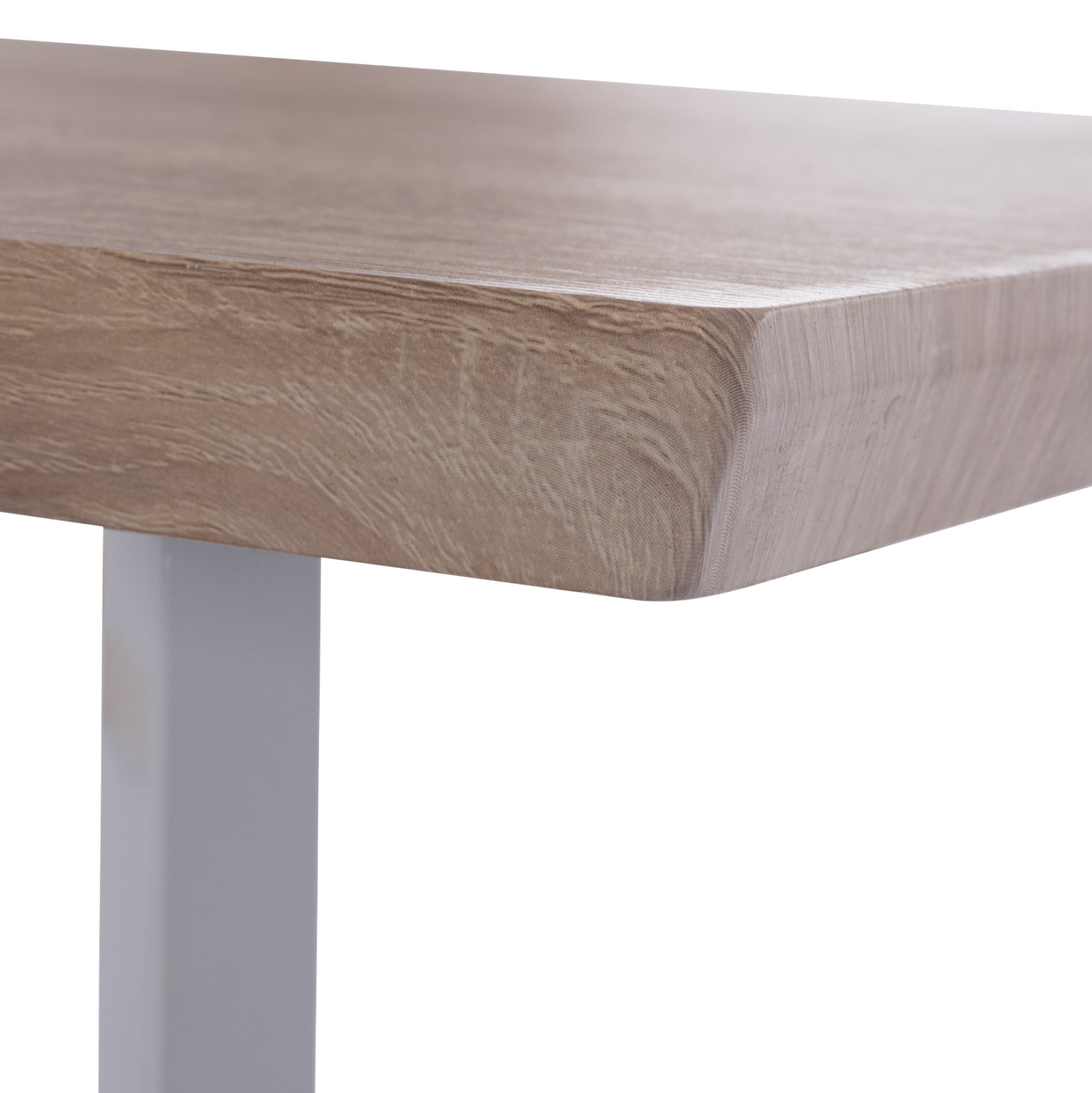 Трапезна маса OFIRA цвят бял-сонома цвят 140x80x76