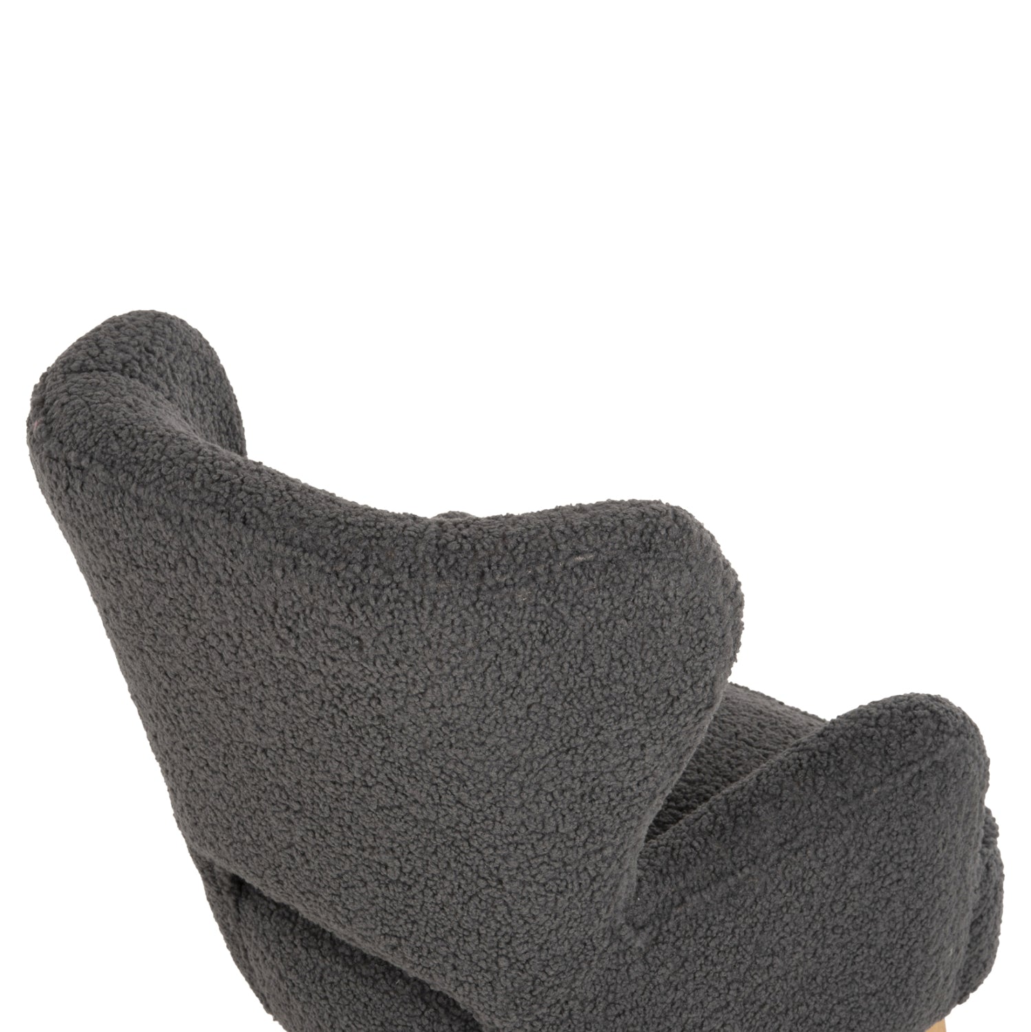 Кресло Майли букле сив цвят 66X75X93