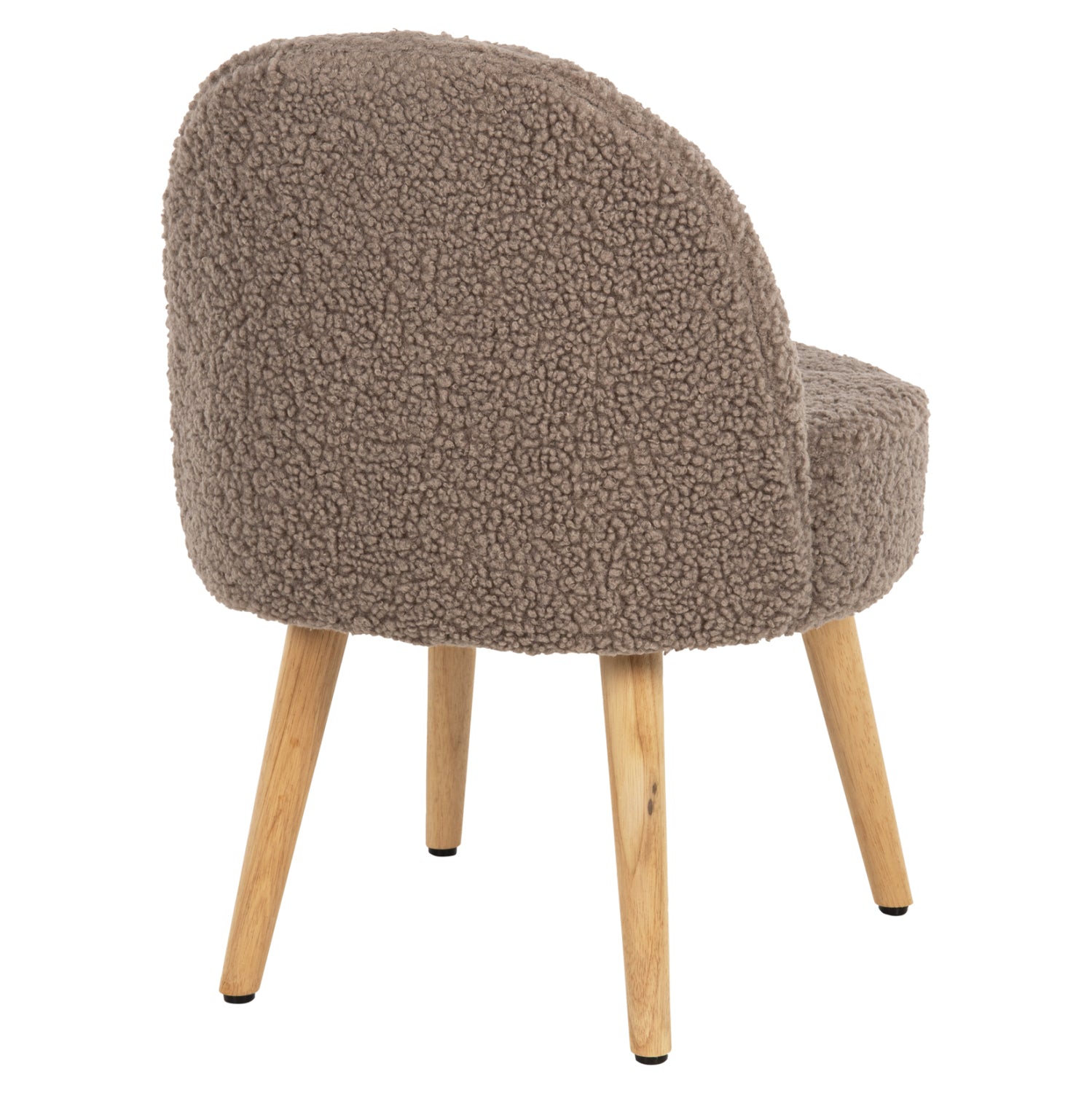 Стол-табуретка Ясмин букле кафяв цвят  47x46x64,5