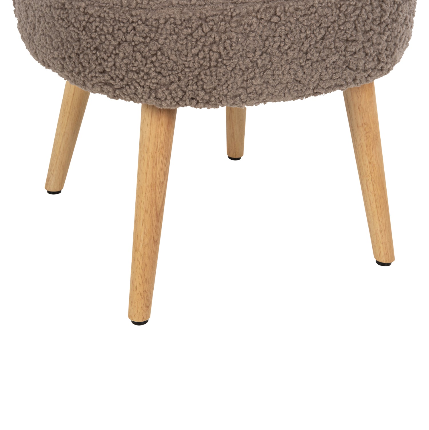 Стол-табуретка Ясмин букле кафяв цвят  47x46x64,5