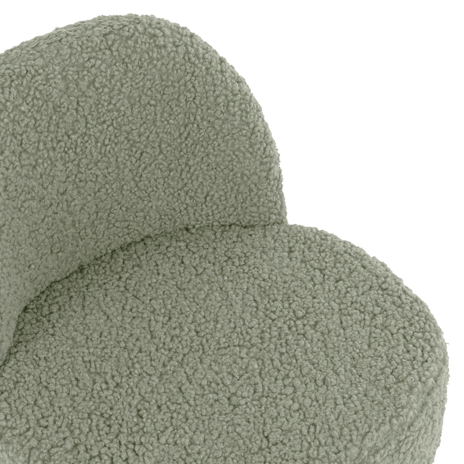 Стол-табуретка Ясмин букле цвят шамфъстък  47x46x64,5