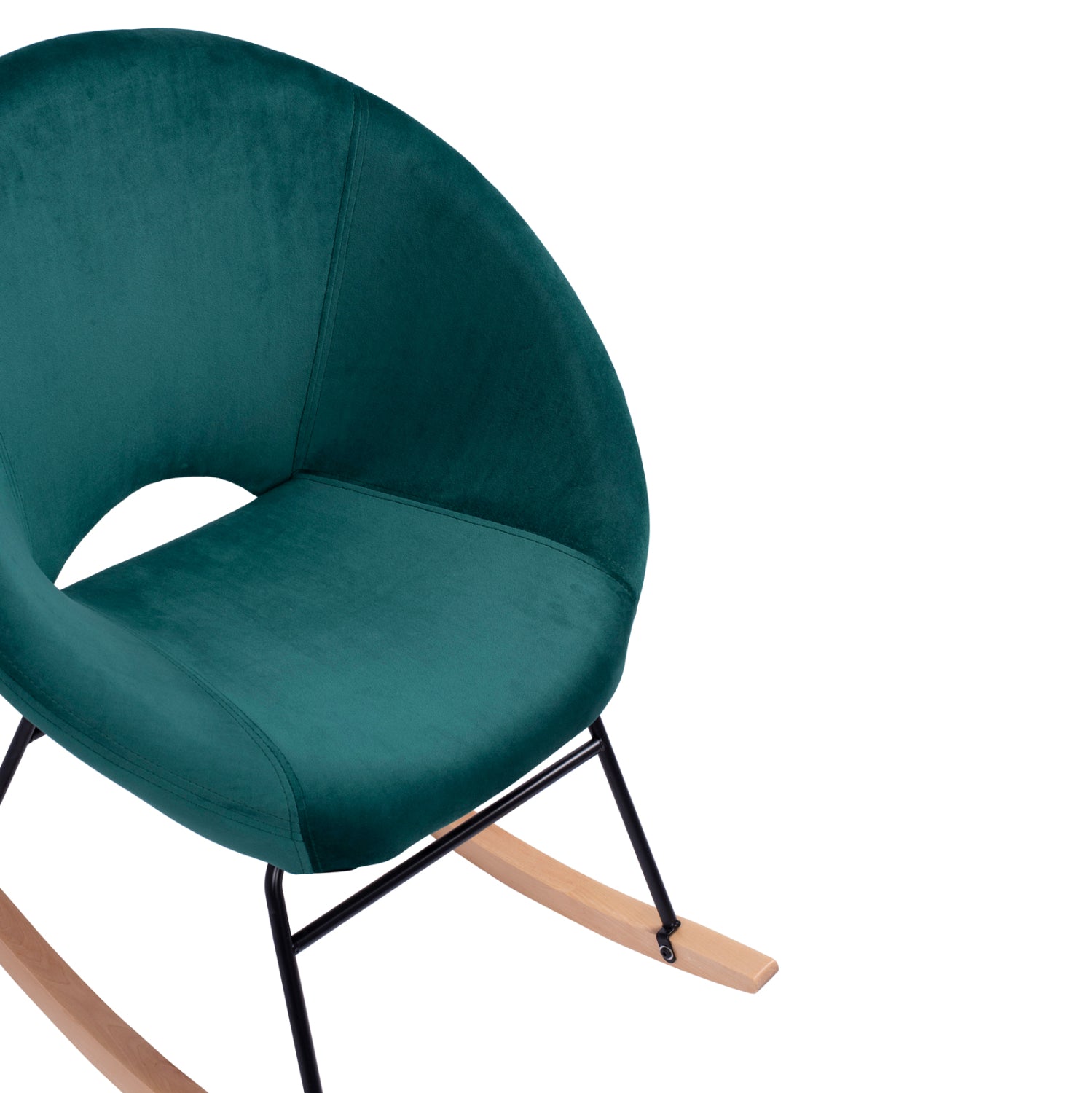 Люлеещ стол Паулина зелен цвят 76X86X76