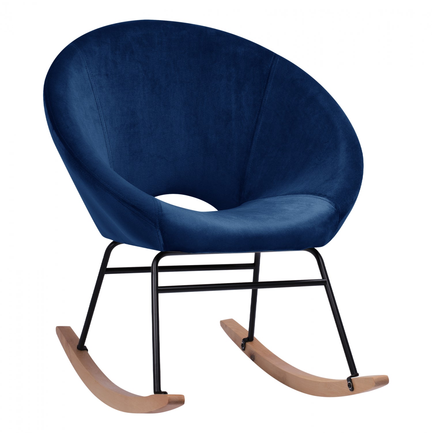 Люлеещ стол Паулина син цвят  76X86X76