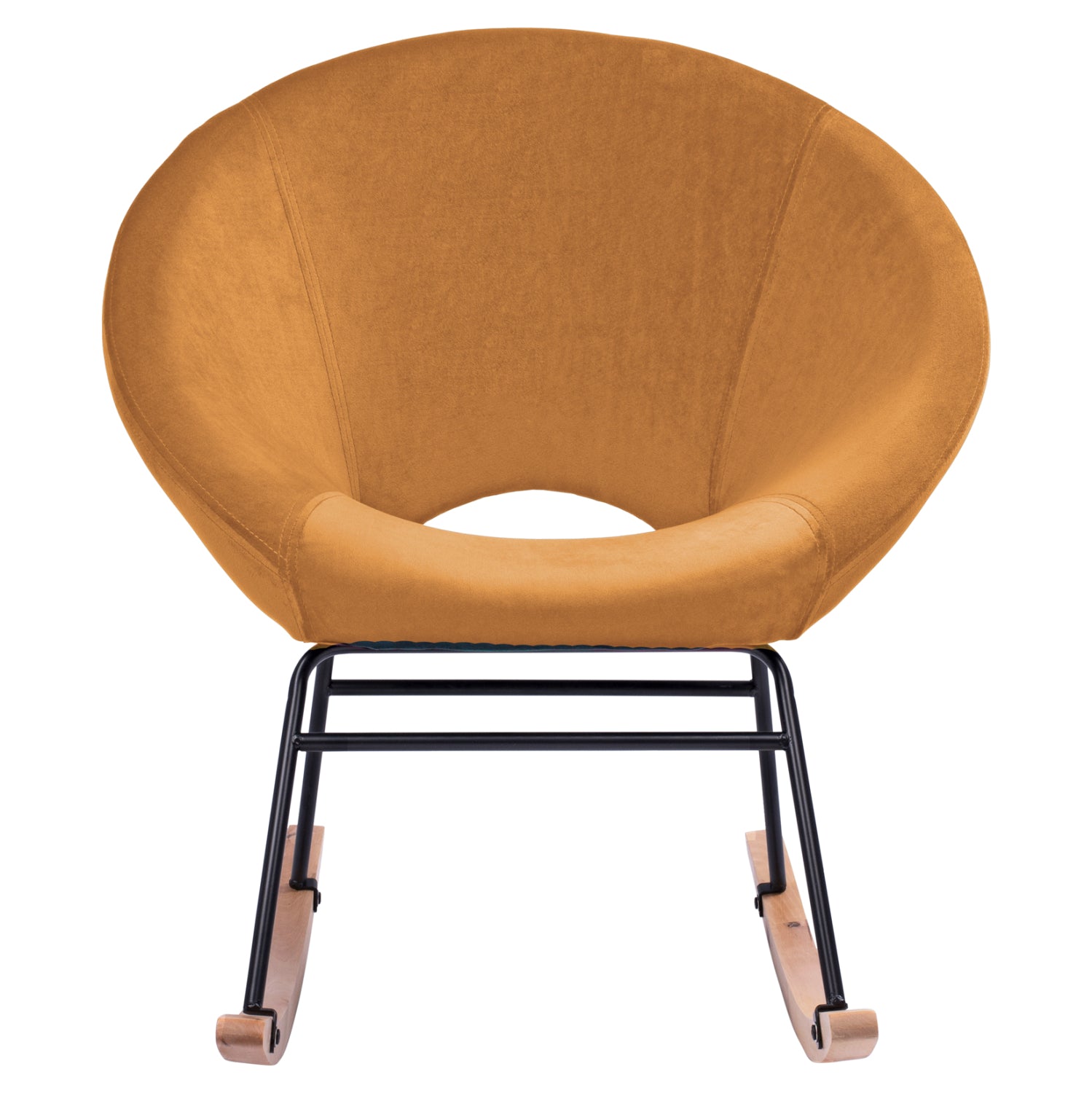 Люлеещ стол Паулина златист цвят  76X86X76