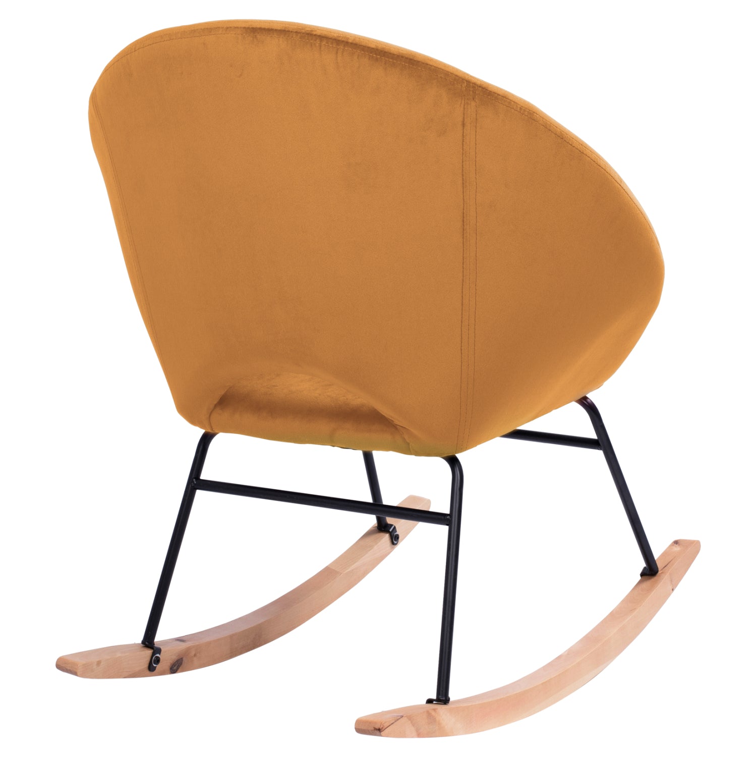 Люлеещ стол POULINA златист цвят  76X86X76
