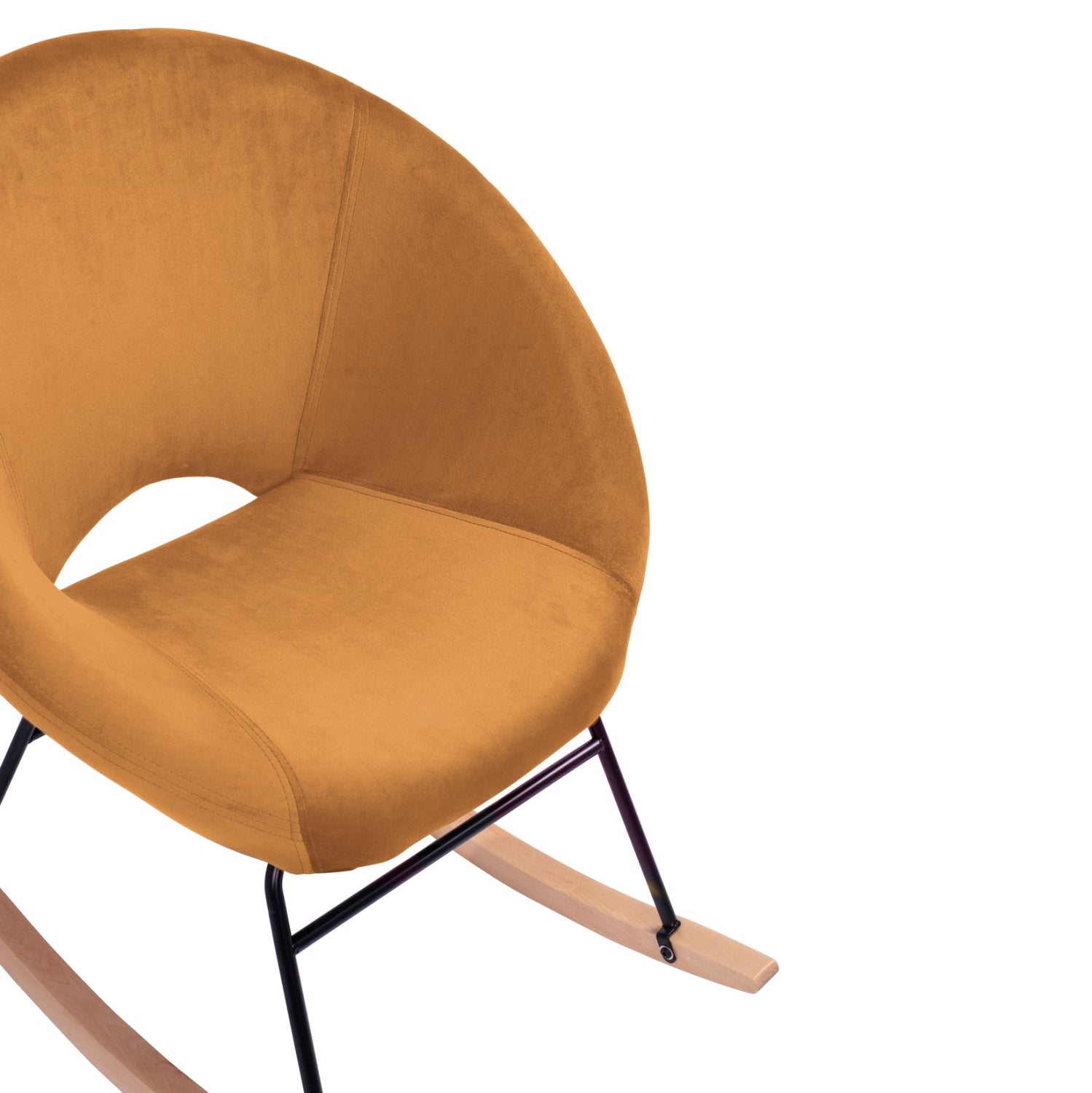 Люлеещ стол Паулина златист цвят  76X86X76