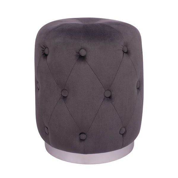 Табуретка TORRIE  сив цвят Φ37x46
