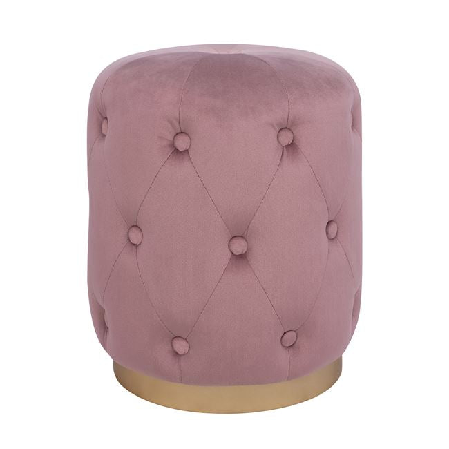 Табуретка Тори розов цвят Φ37x46