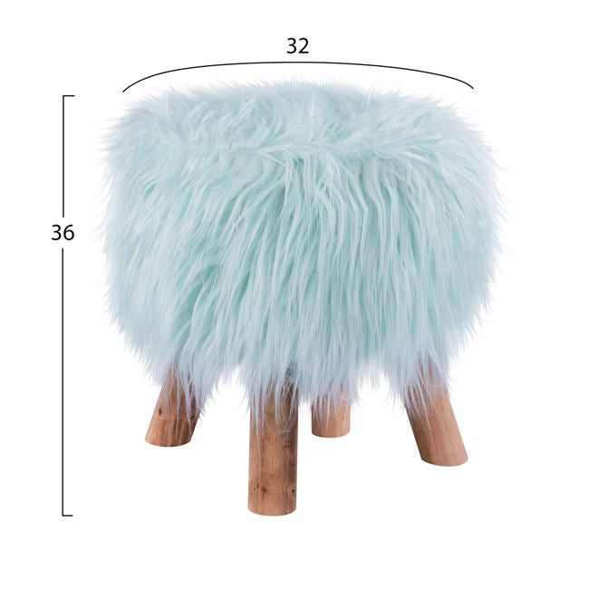 Табуретка Беки цвят тюркоаз Φ32x36