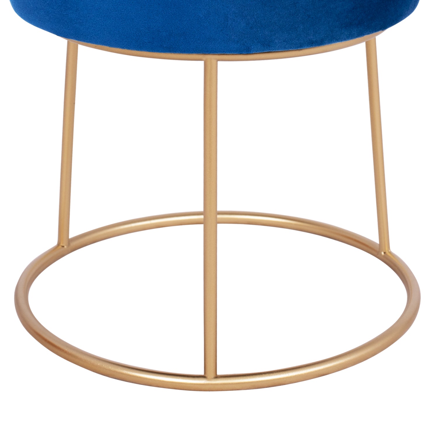 Табуретка Карло син цвят Φ35x41