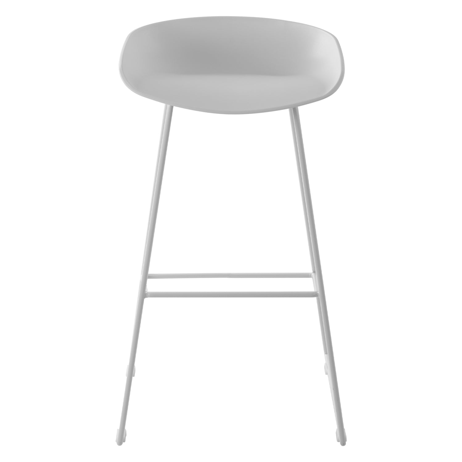 Бар стол Рената бял цвят  47x47x83