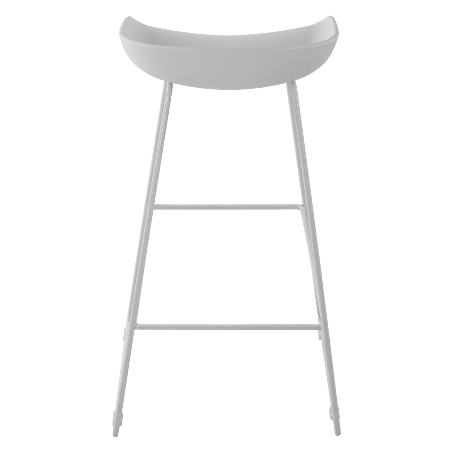 Бар стол Рената бял цвят  47x47x83