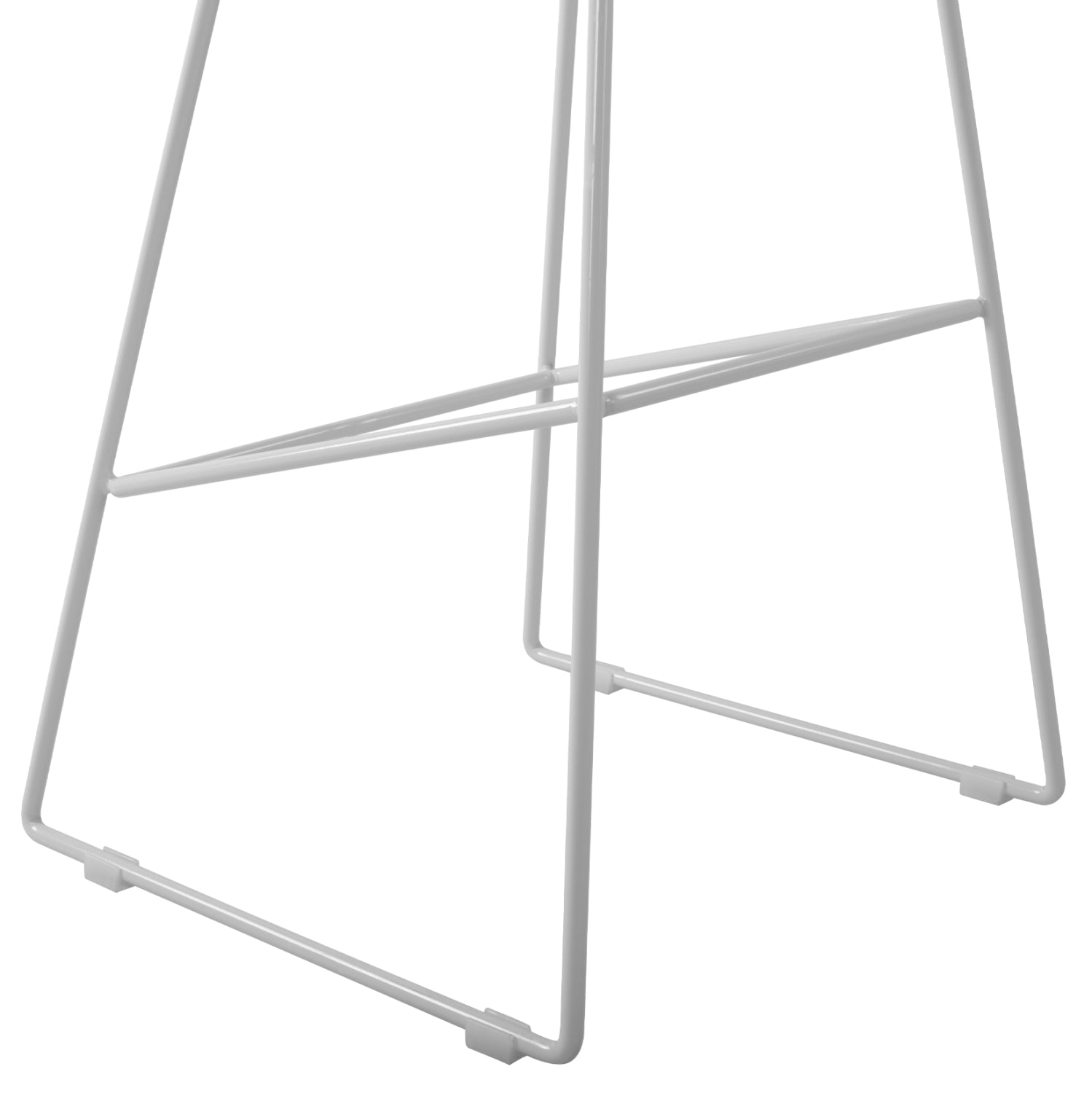 Бар стол Рената бял цвят  47x47x83