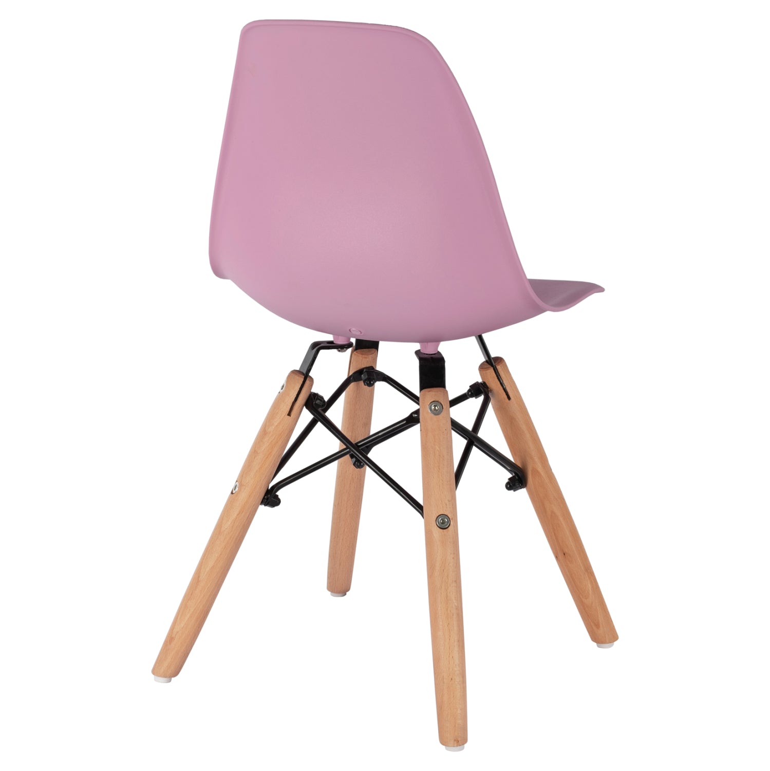 Детски стол Иви - розов цвят