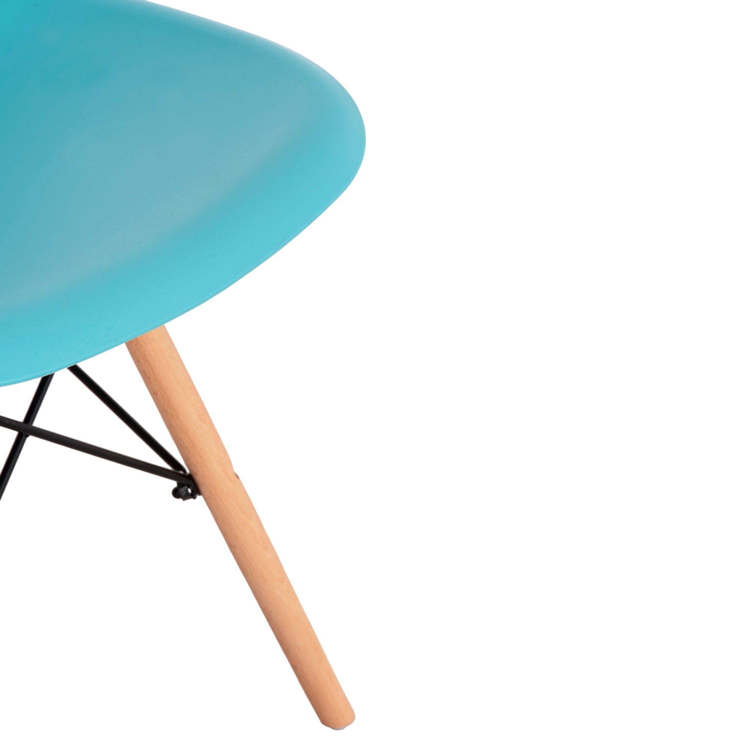 Стол Иви  - цвят тюркоаз 46x54x80