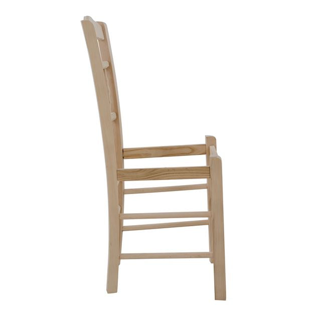 Традиционен стол, небоядисана рамка, 41.5x44.5x88.5см