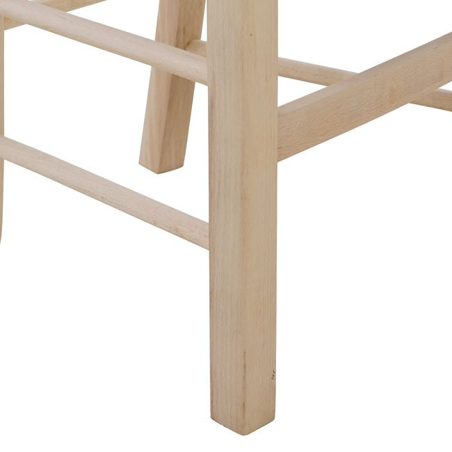 Традиционен стол, небоядисана рамка, 41.5x44.5x88.5см