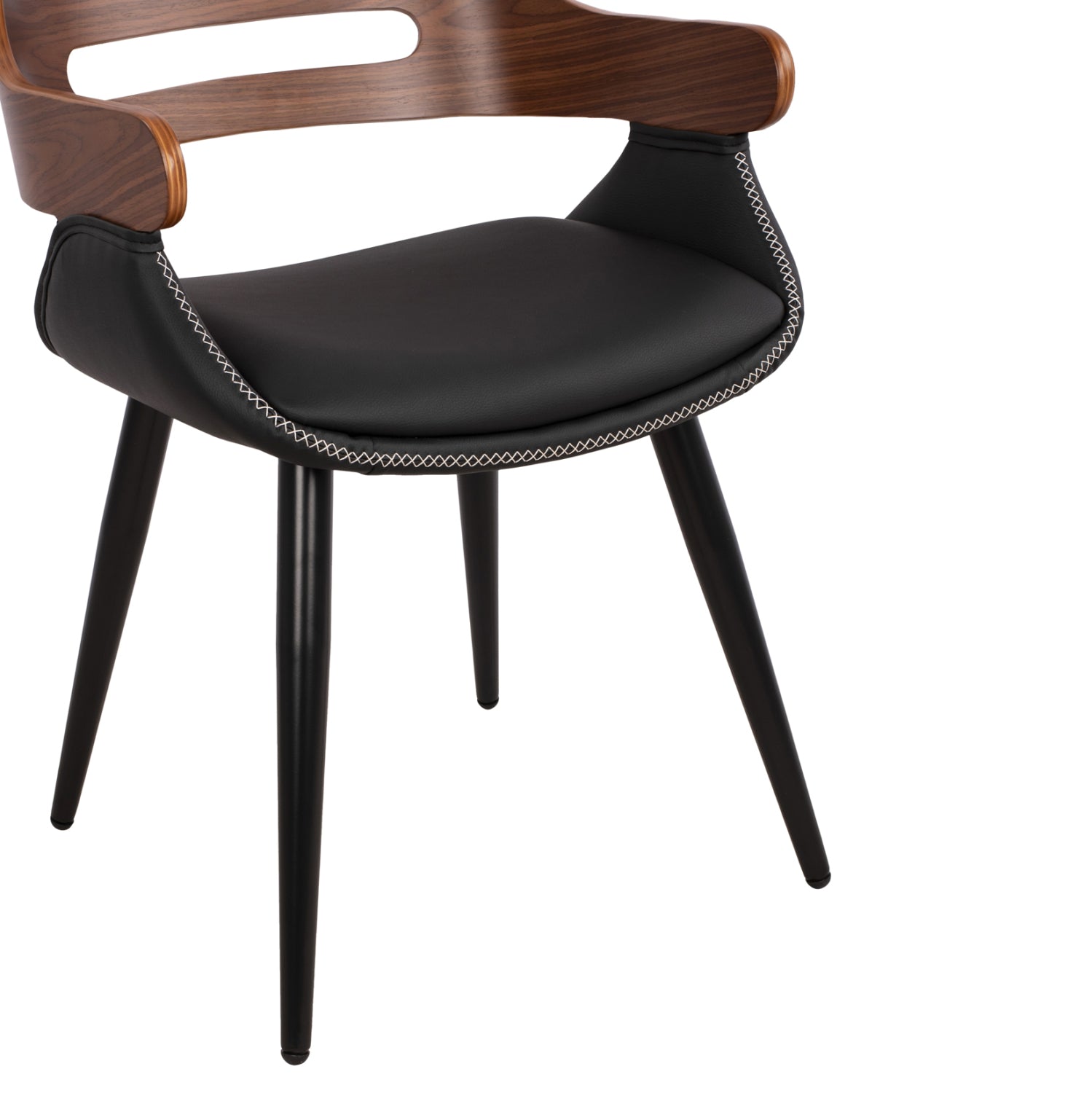 Посетителски стол SUPERIOR PRO черен 50Χ53Χ76