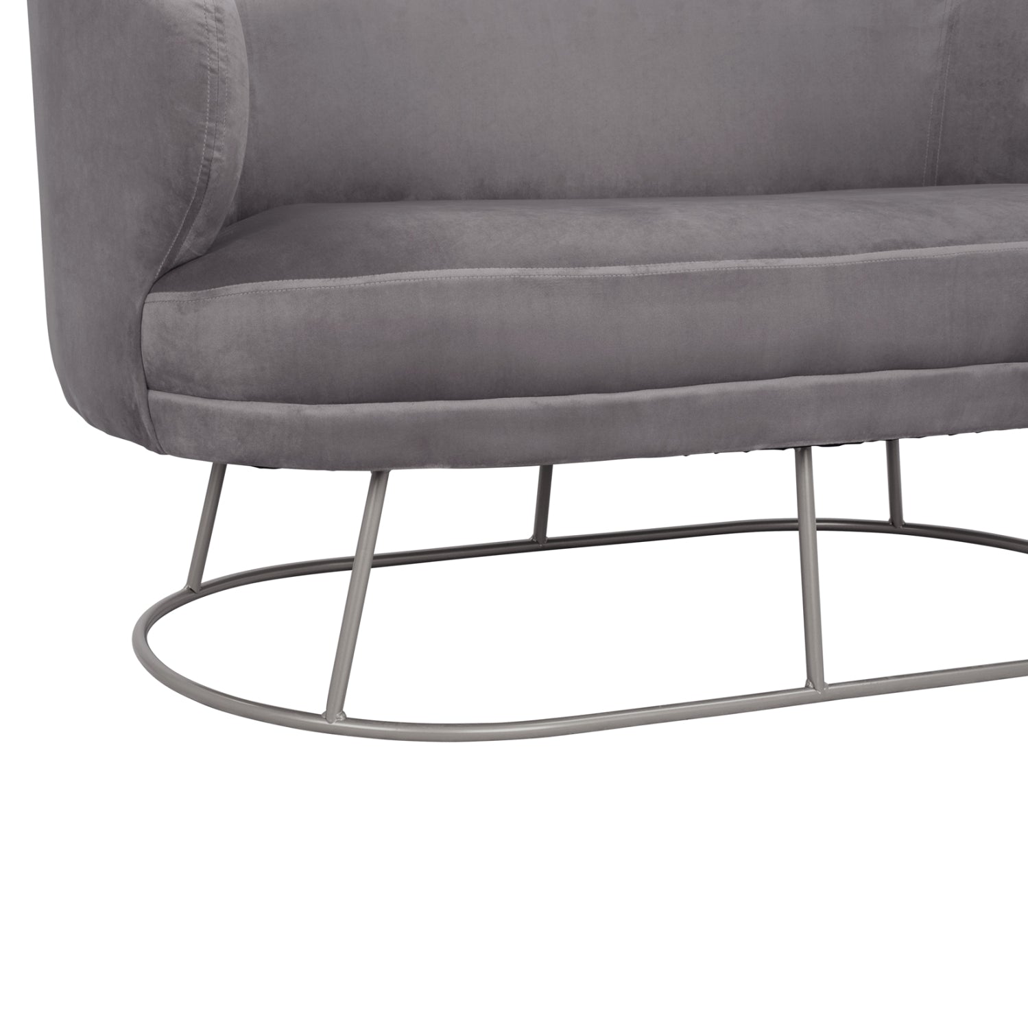 Канапе ариен силвърсиво кадифе