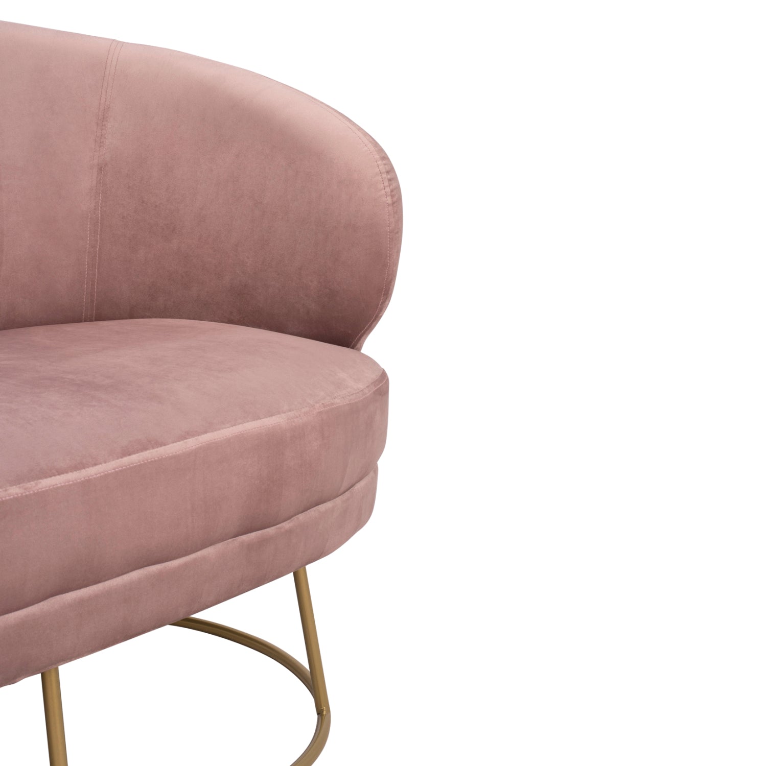 Канапе ариен голдрозово кадифе