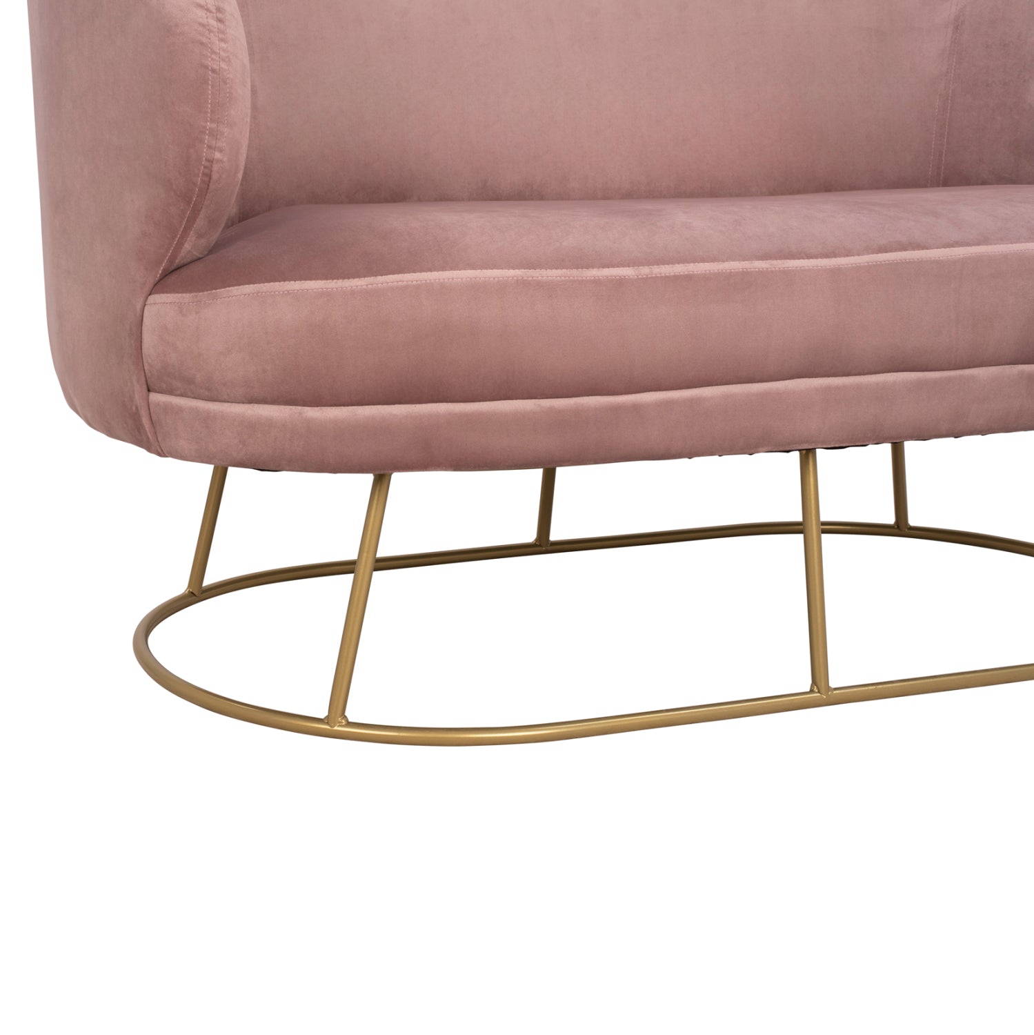 Канапе ариен голдрозово кадифе