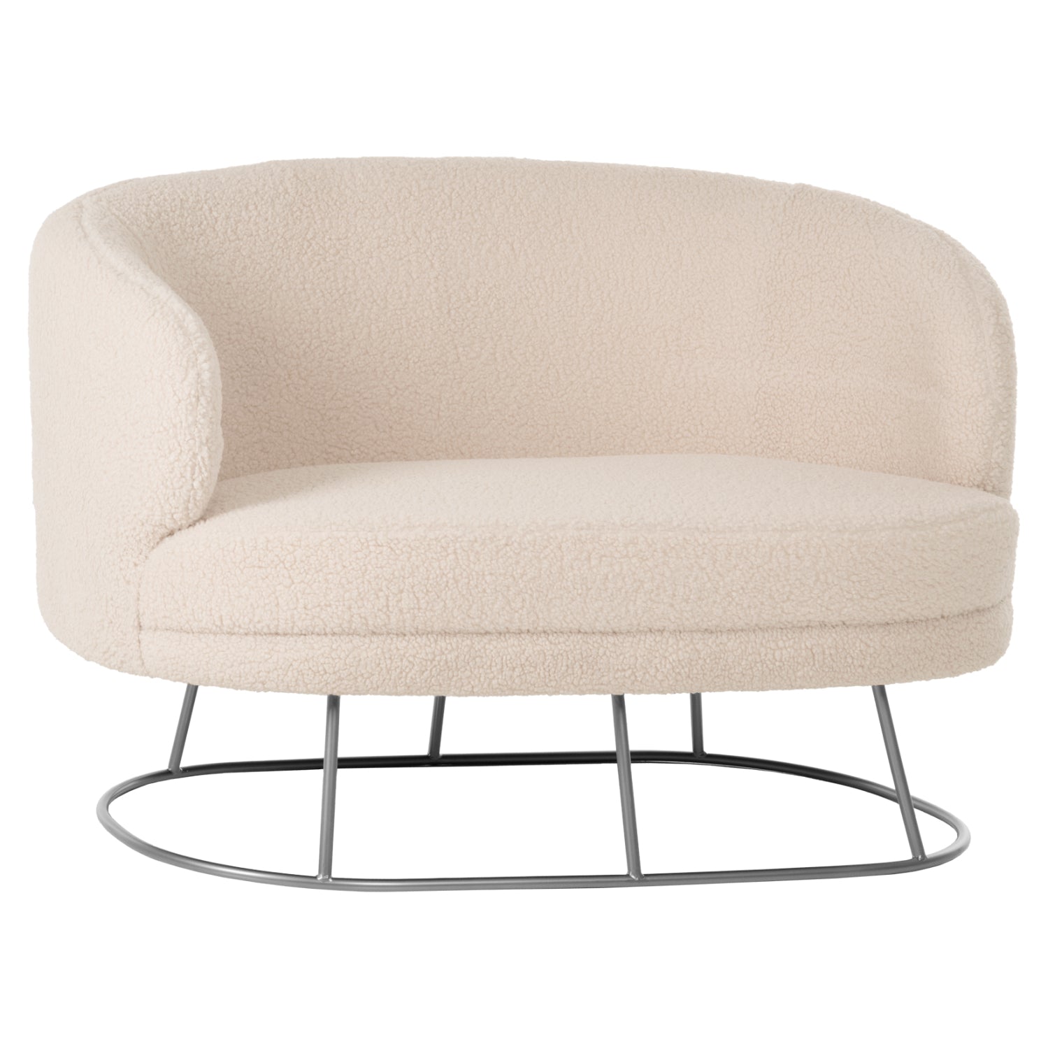 Канапе ариен буклебял цвят