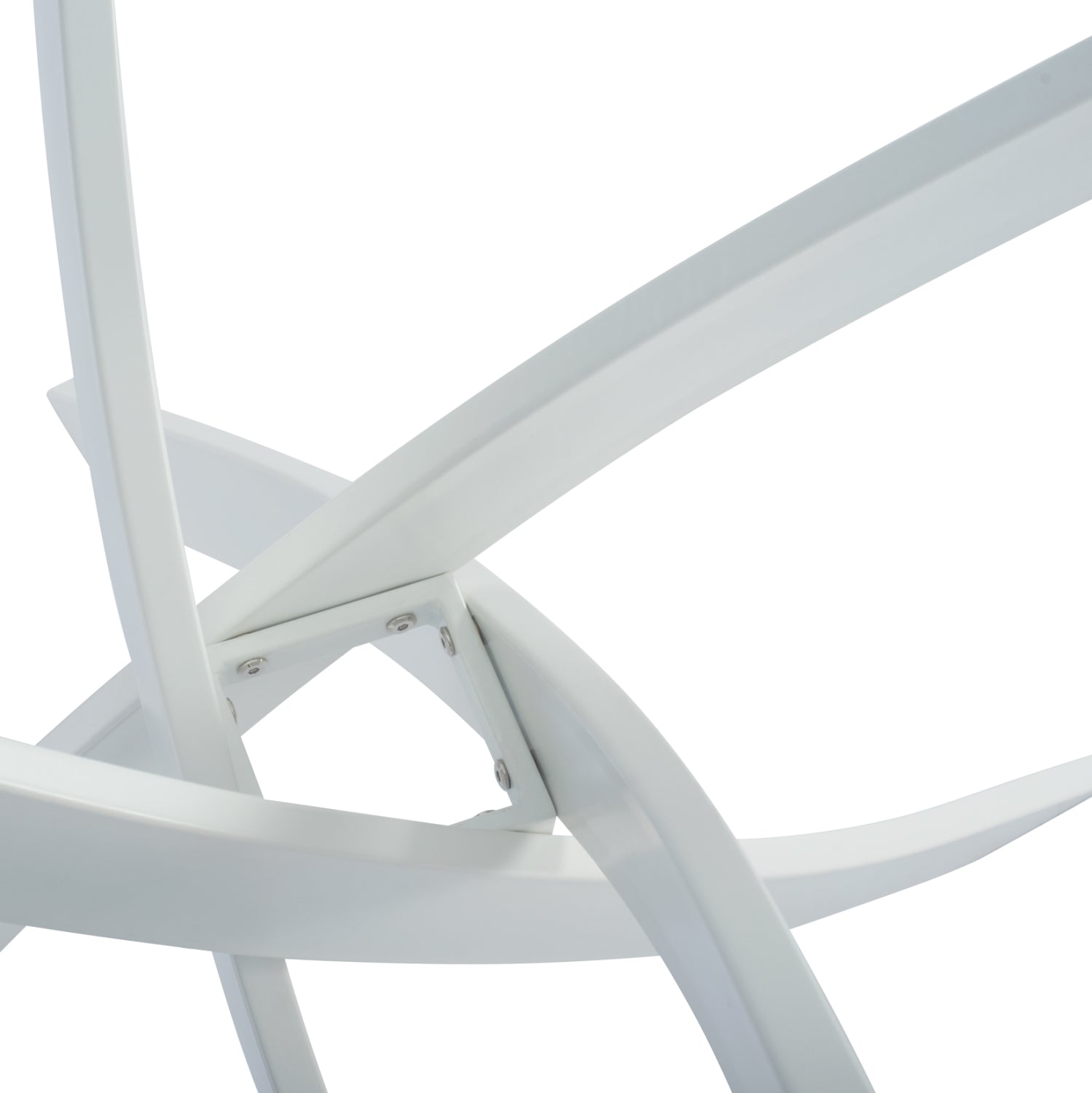 Трапезна маса  . JAFARU стъкло-метал  Φ90X75см