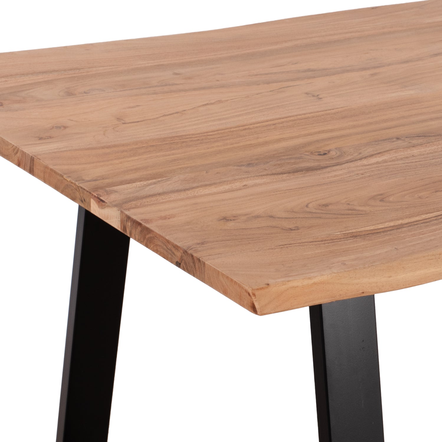 Трапезна маса Софи акациево масивно дърво 160x90x76см