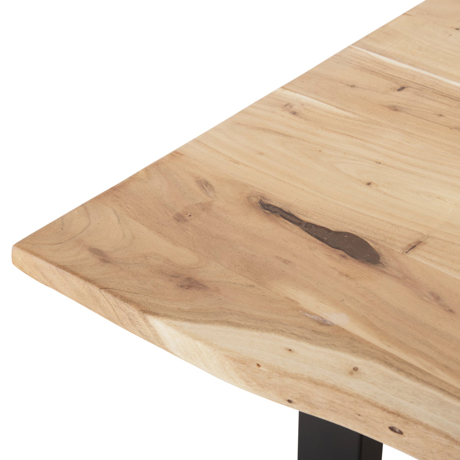 Трапезна маса Sofia slim от масивна акацииева дървесина 160x92x78см