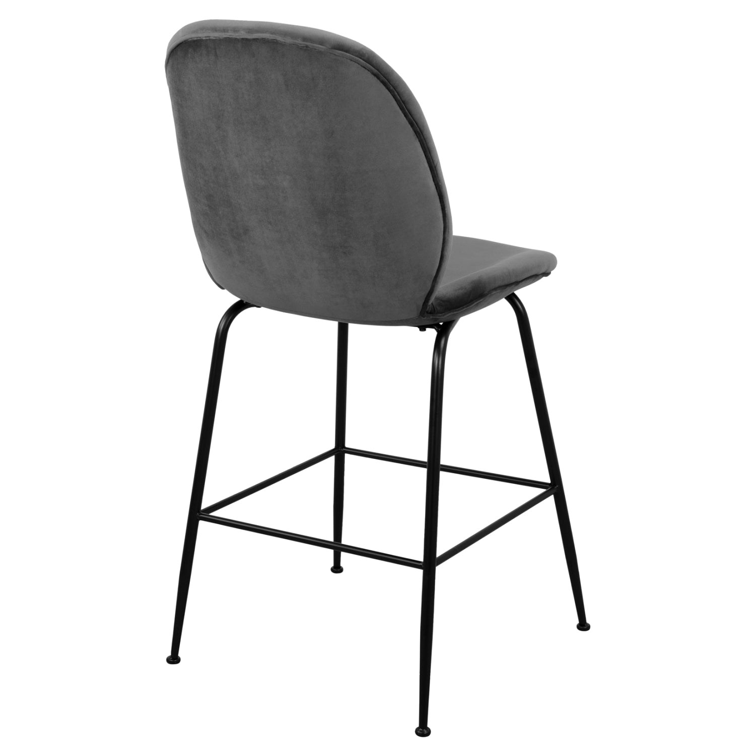 Бар стол Нора сив цвят 52x61.5x103