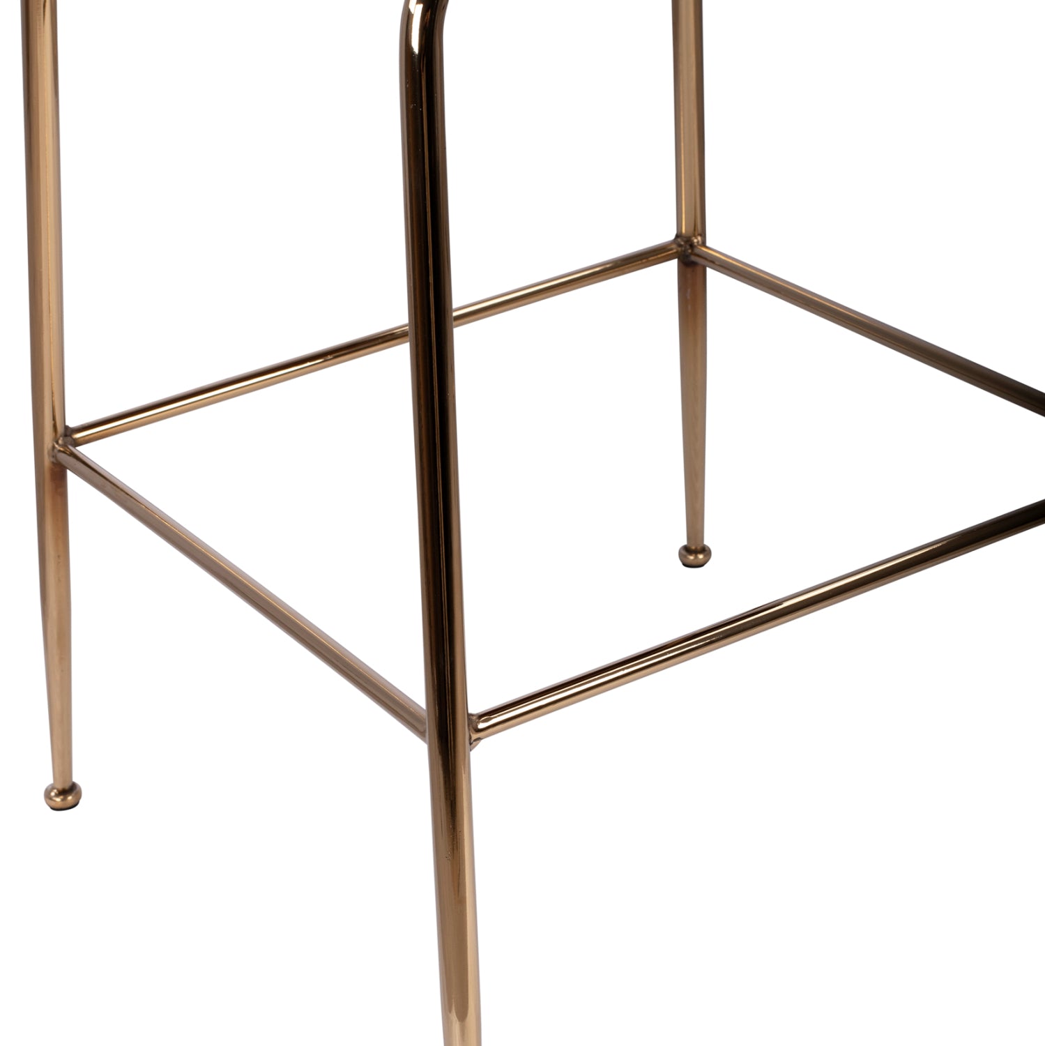 Бар стол Нора голд розов цвят 52x61.5x103