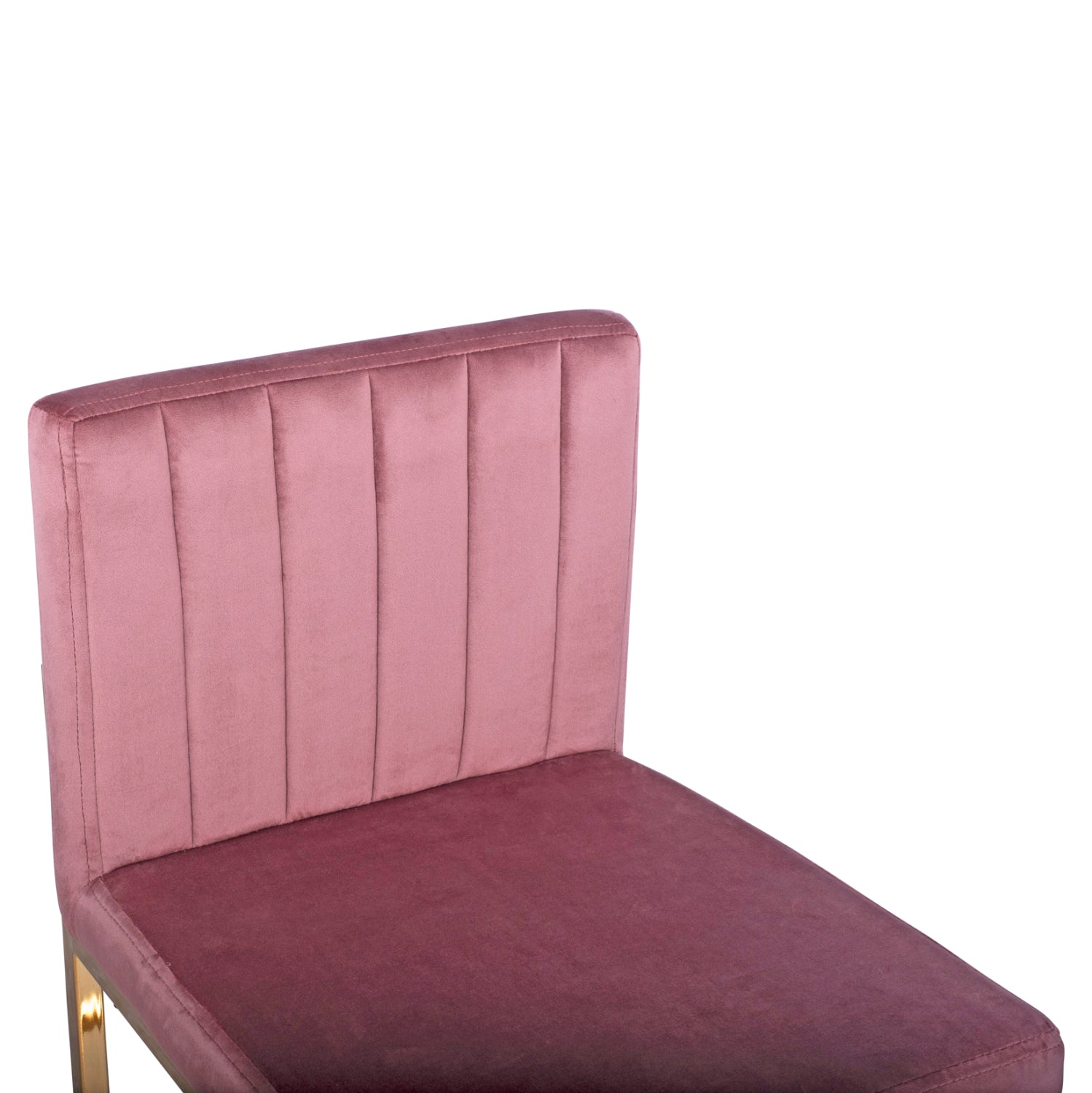 Бар стол PIPER голд розов цвят