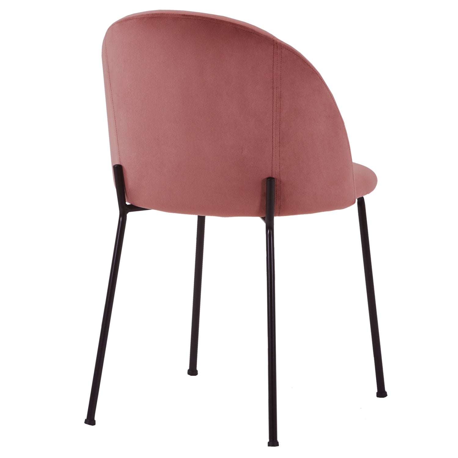 Стол Клара кадифе розов цвят