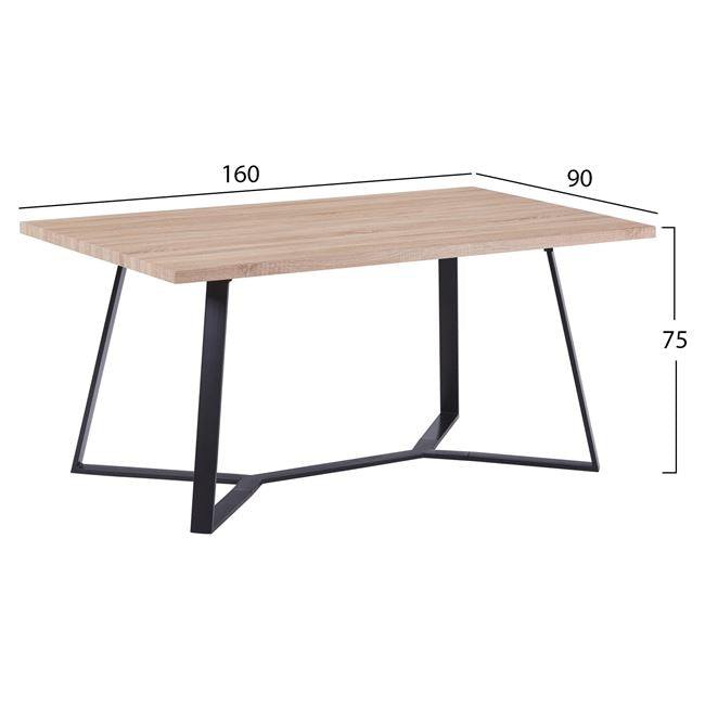 Комплект за хранене КГ11182 5 бр. АLDWIN mdf маса и столове  кипърско кадифе