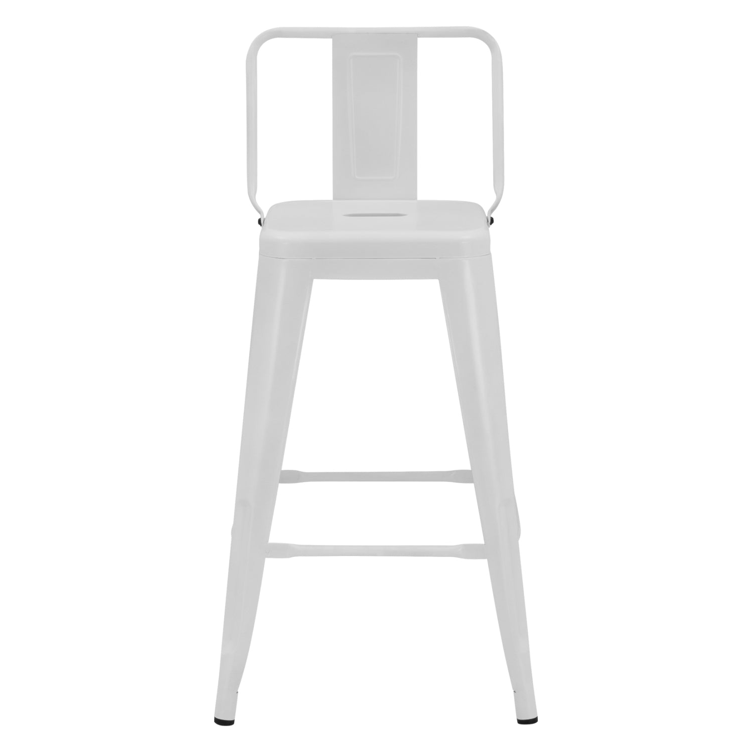 Бар стол MELITA бял мат 42x42x89,5