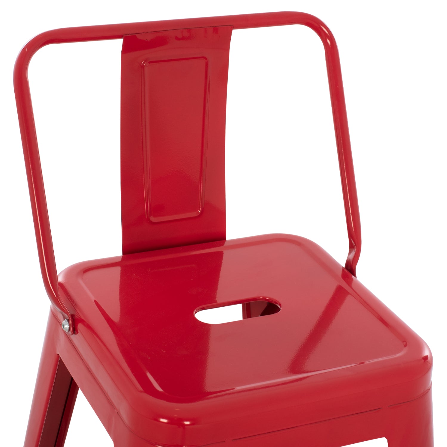 Бар стол Мелита про червен 43x43x88см